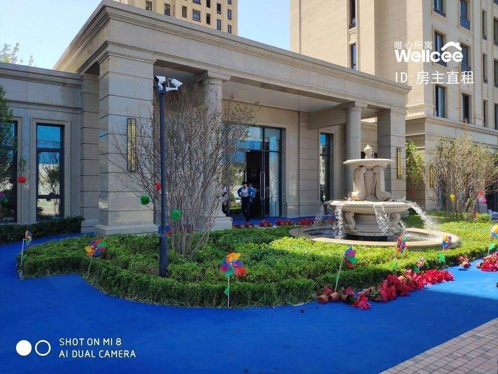  小区入口 环境优美 花园 小区