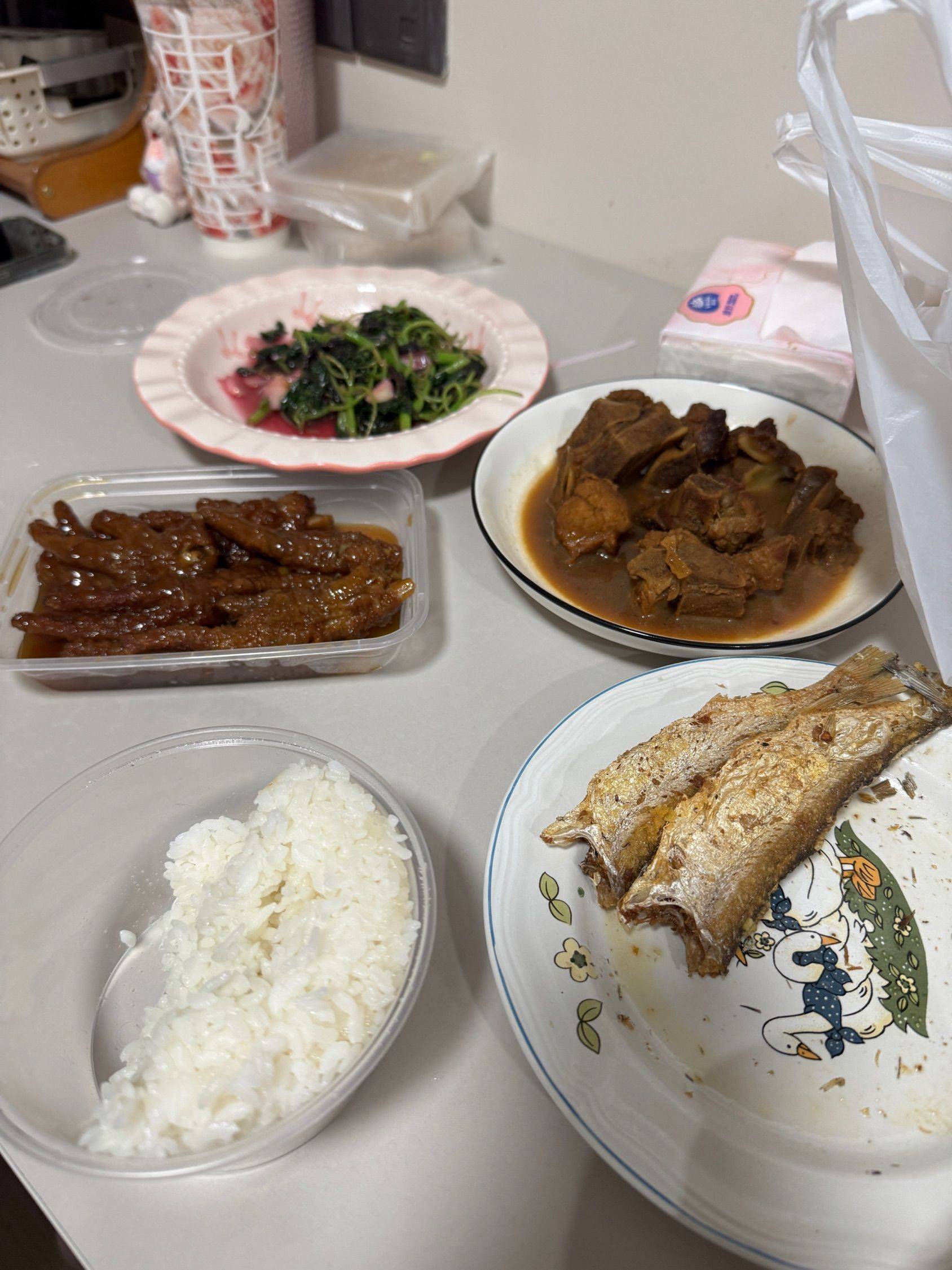 朋友做的饭，香喷喷🤤