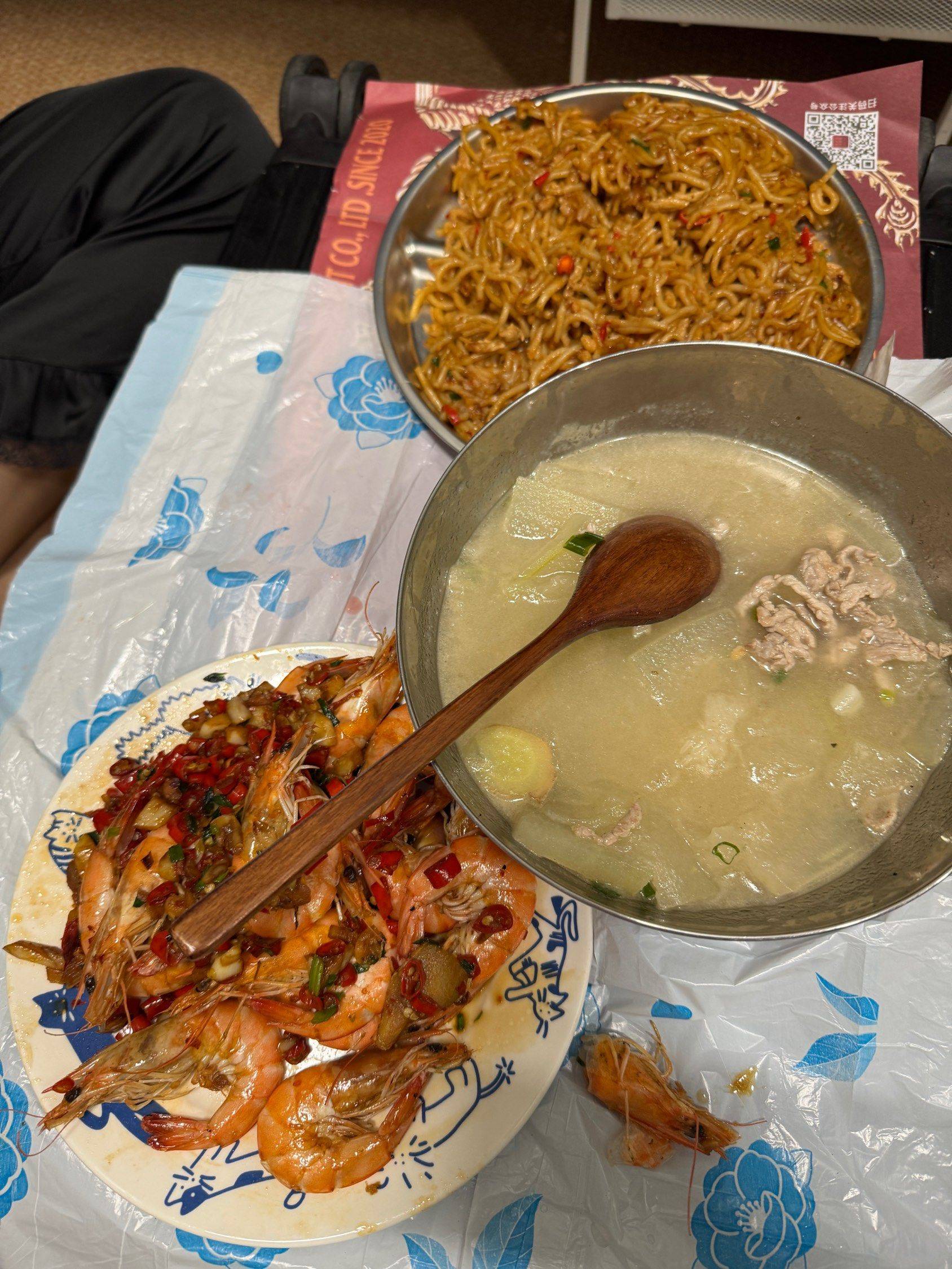 朋友做的饭，美滋滋