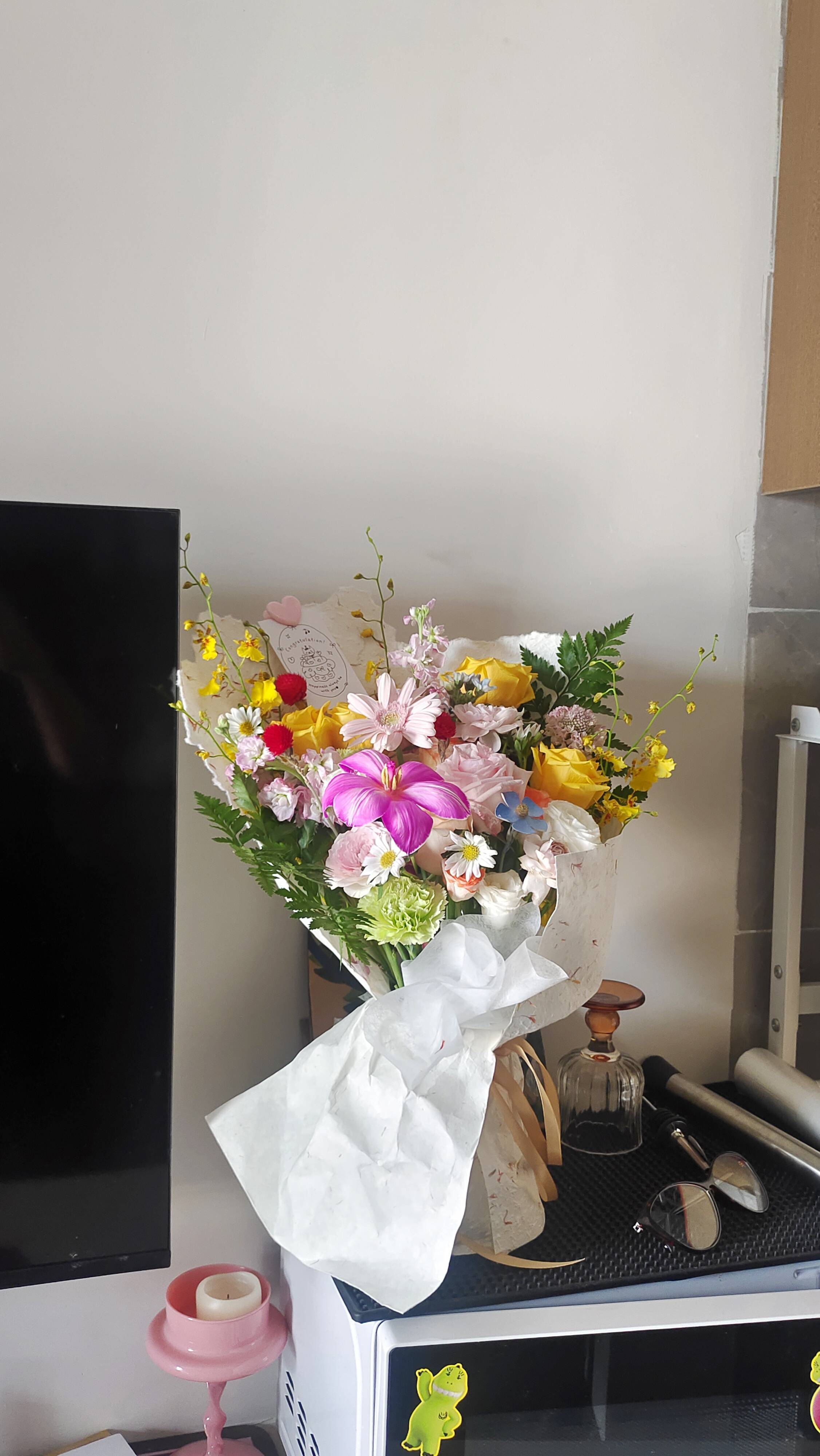 一束花的浪漫 我心爱的小角落  花束