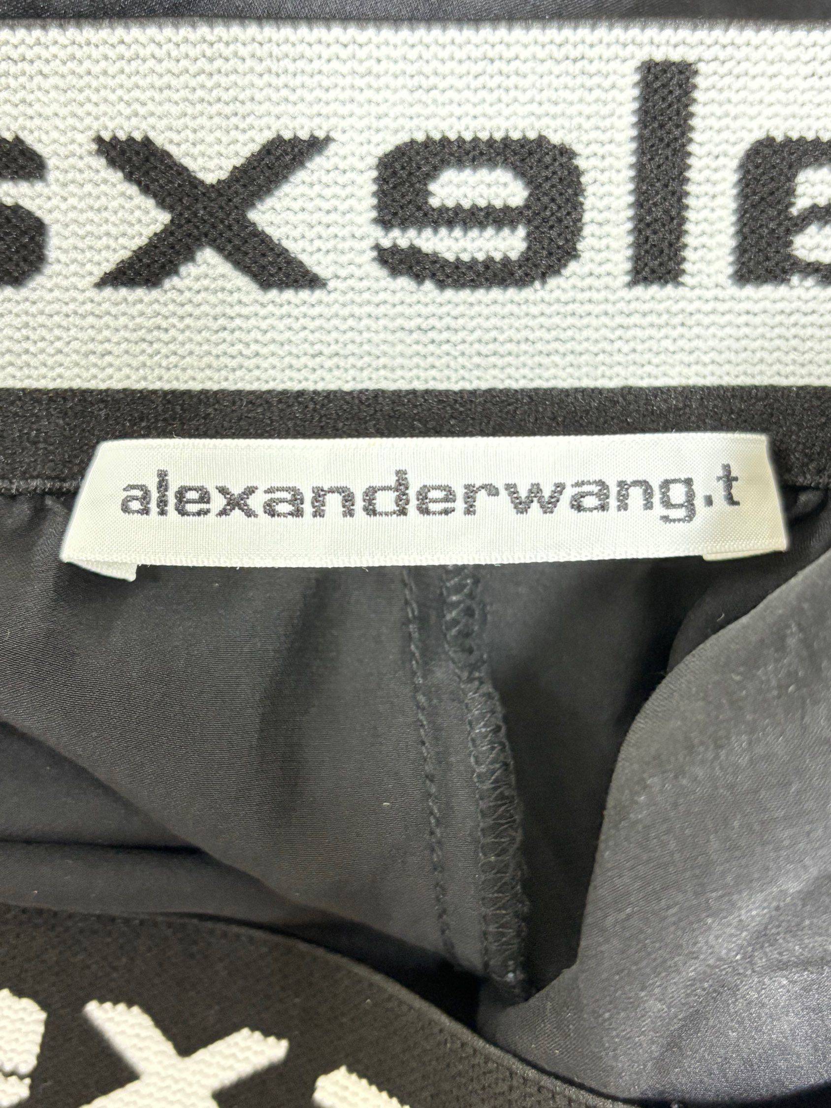150块！Alexander Wang大王真丝短裤黑_1