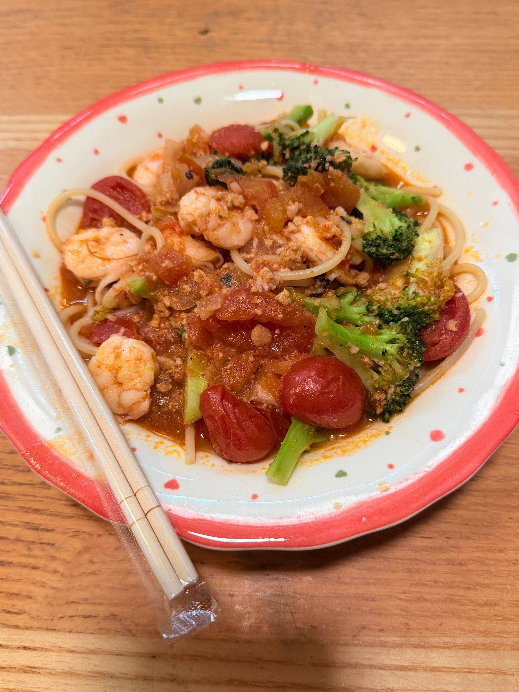 评价一下 海鲜意面  意面  今晚