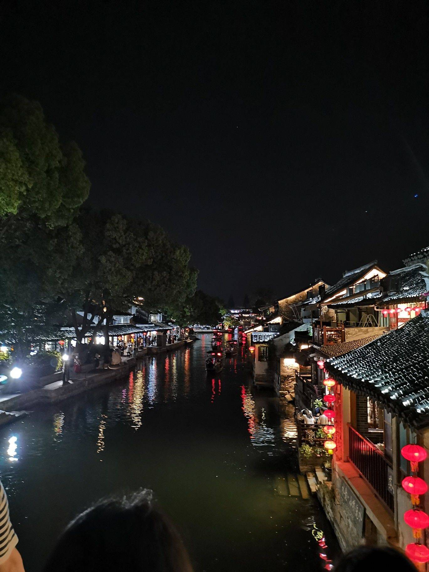  夜河  水乡灯火  古街夜色  