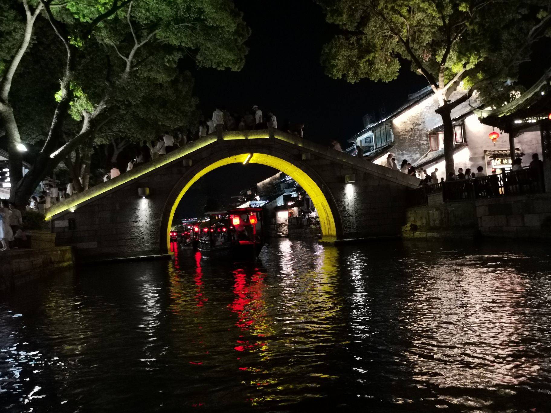  夜河  水乡灯火  古街夜色  _2