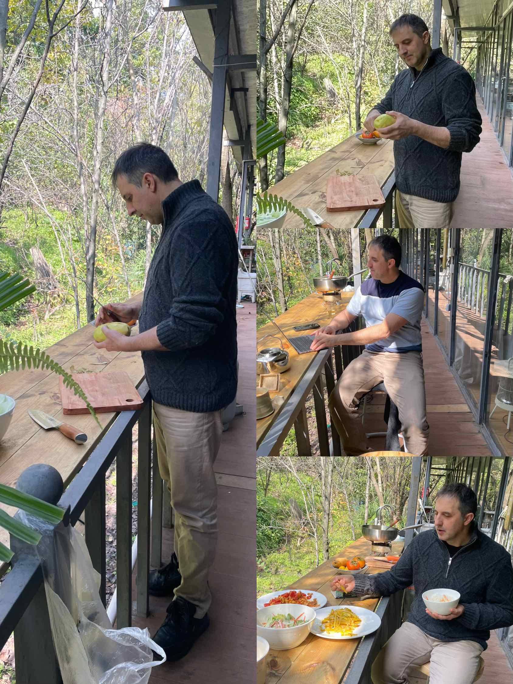 我们旅居的小阳台