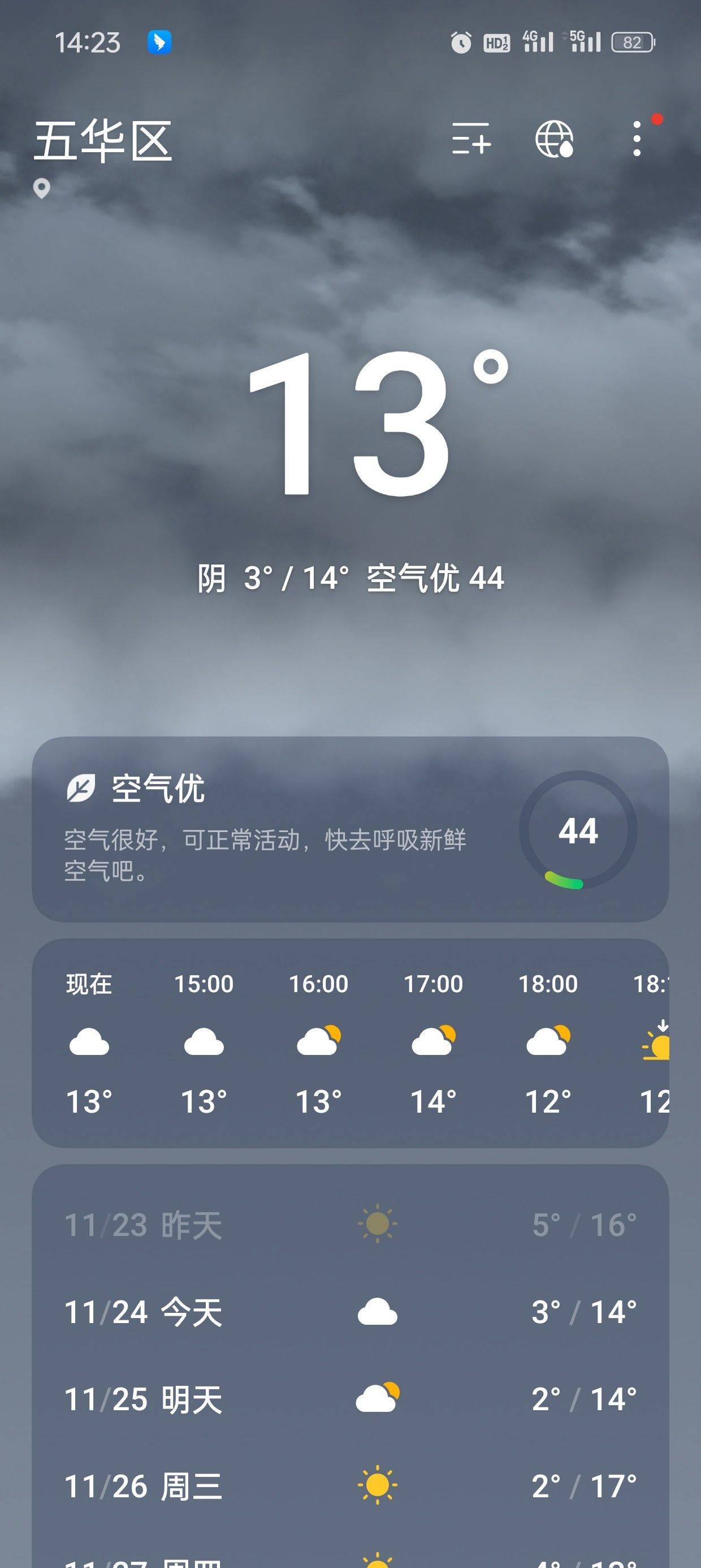 空气优，宜出行！