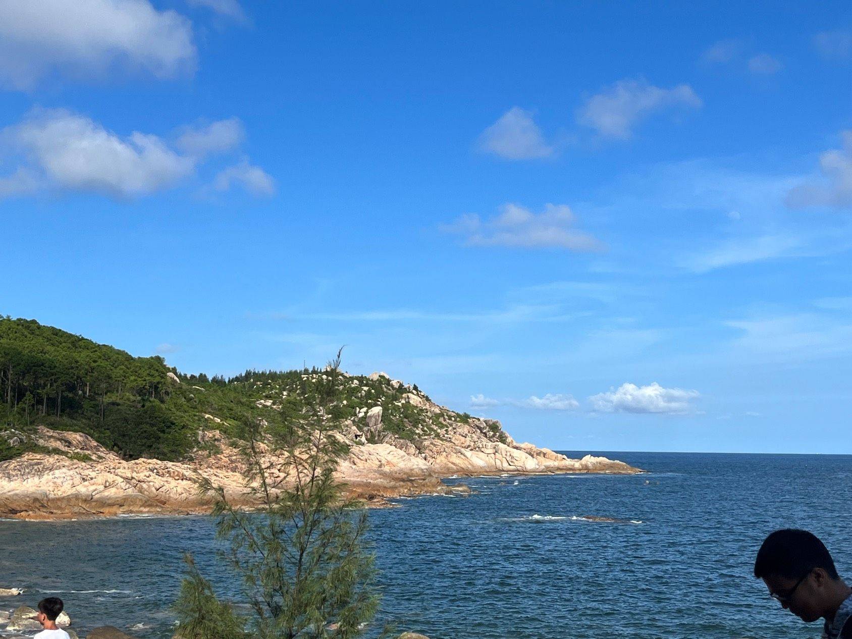 看看海 享受当下  海边   石滩_4