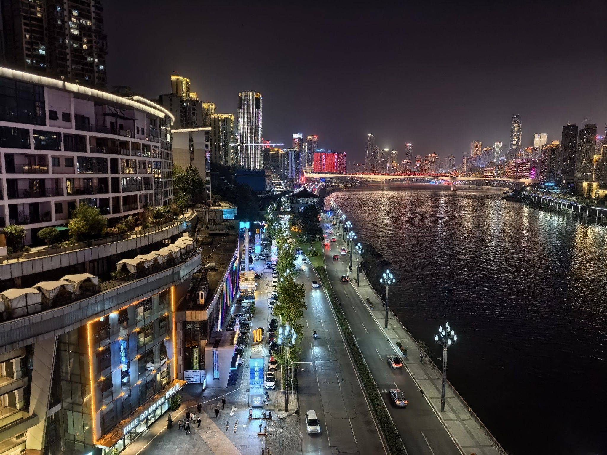  夜景  城市灯火 