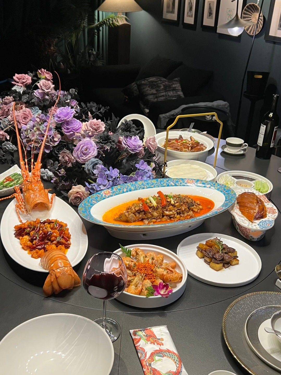 今天吃了漂亮饭！