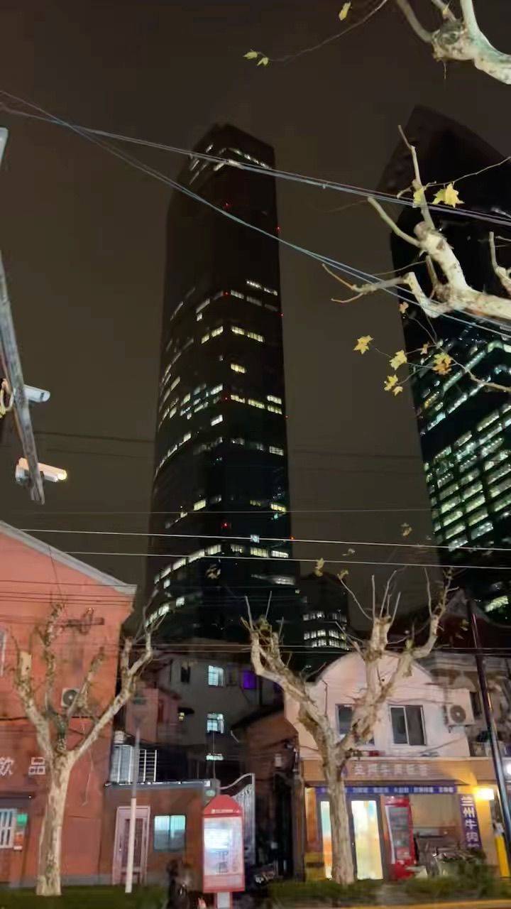 城市风光  夜景  高楼  城市