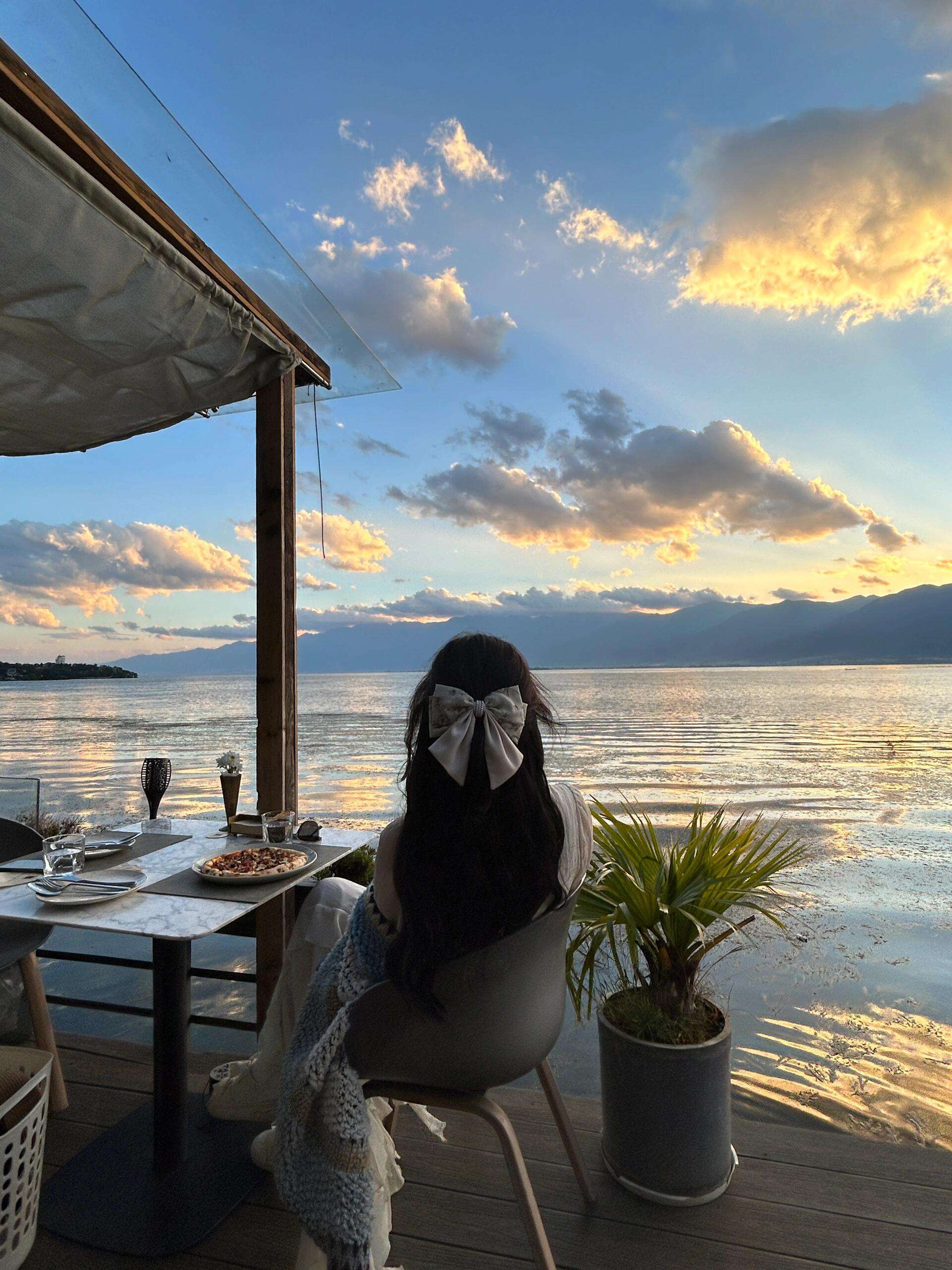 超好看的日落🌇 漫步大自然  庭院散_1