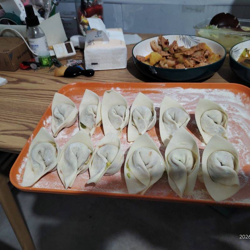 明早先吃大还是小的抄手呢|好难选😄