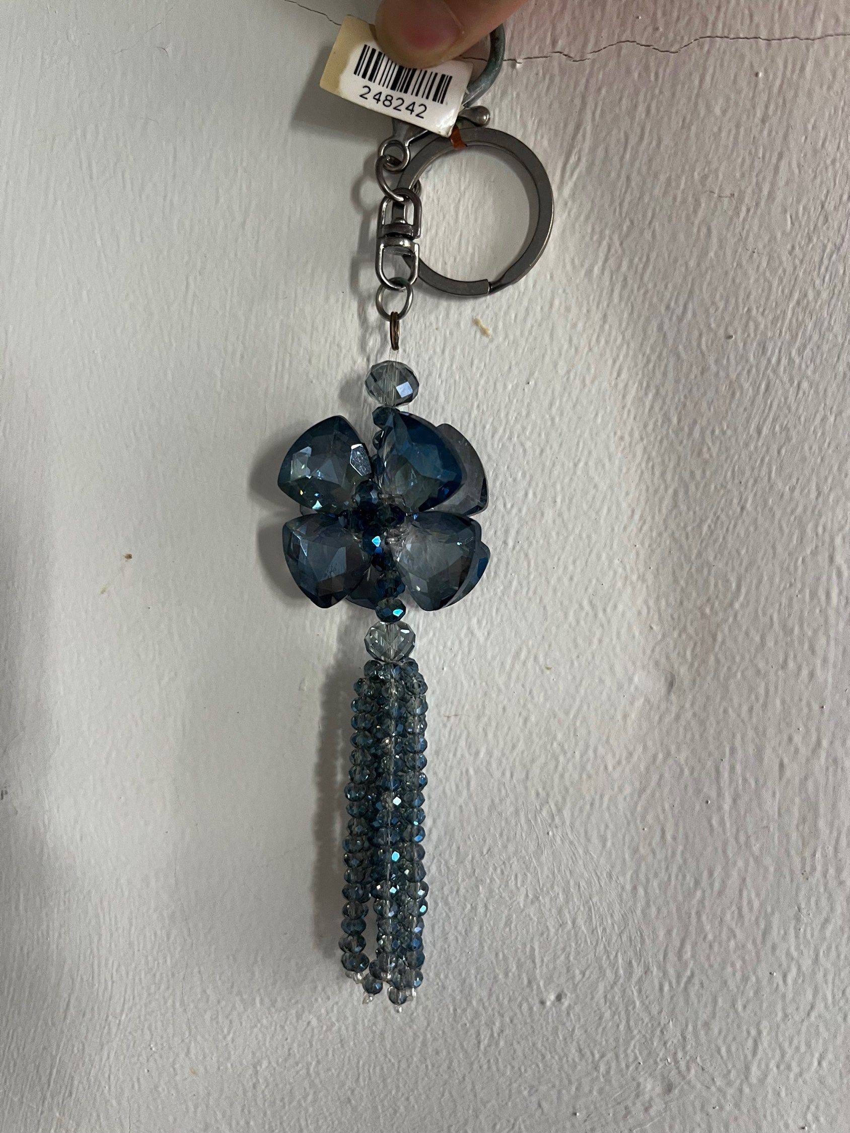 全新 水晶四叶草钥匙扣+水晶苹果摆件20元_2