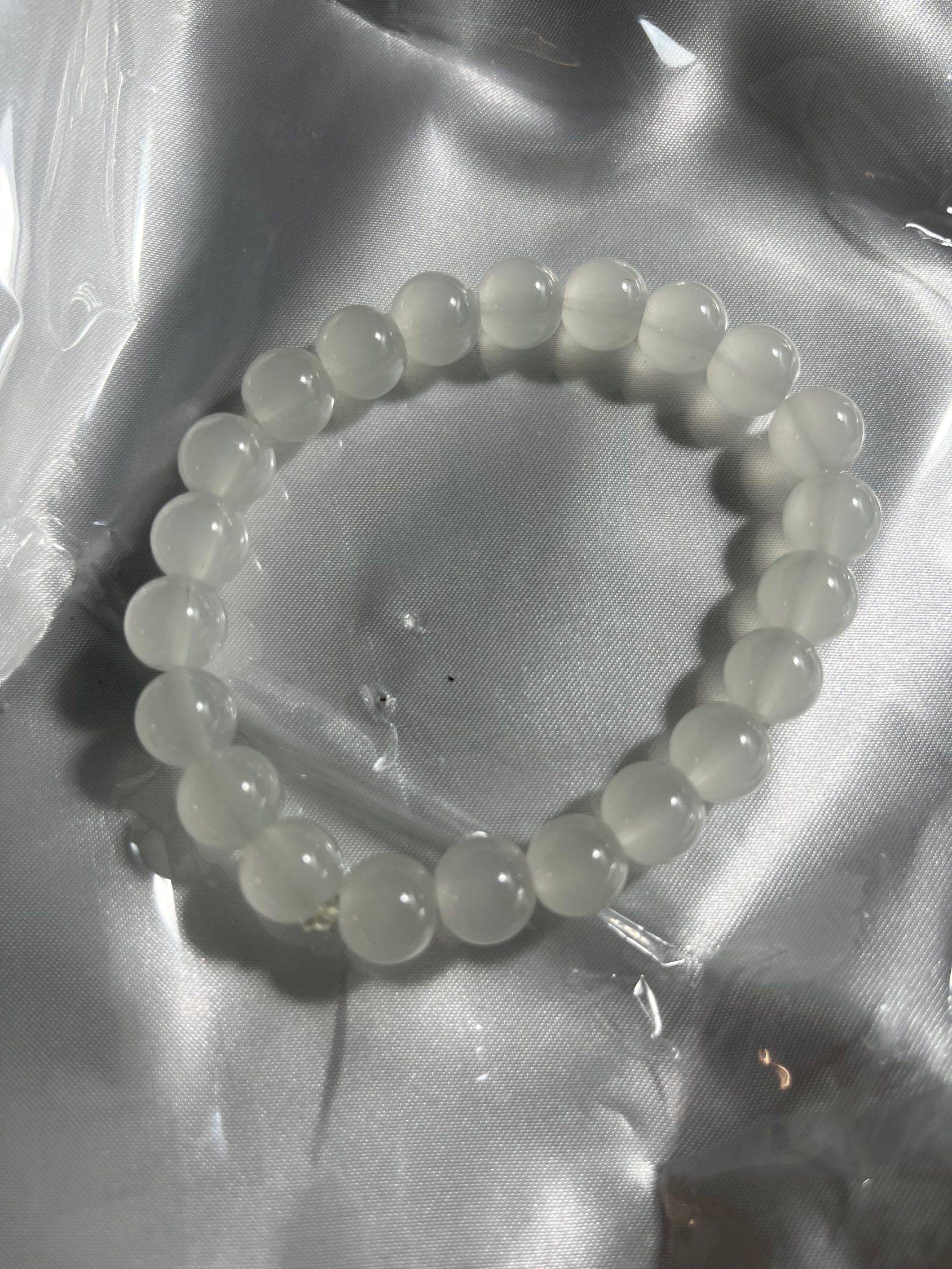 买一送一缅甸翡翠伴生矿 水沫子手串 20元_2