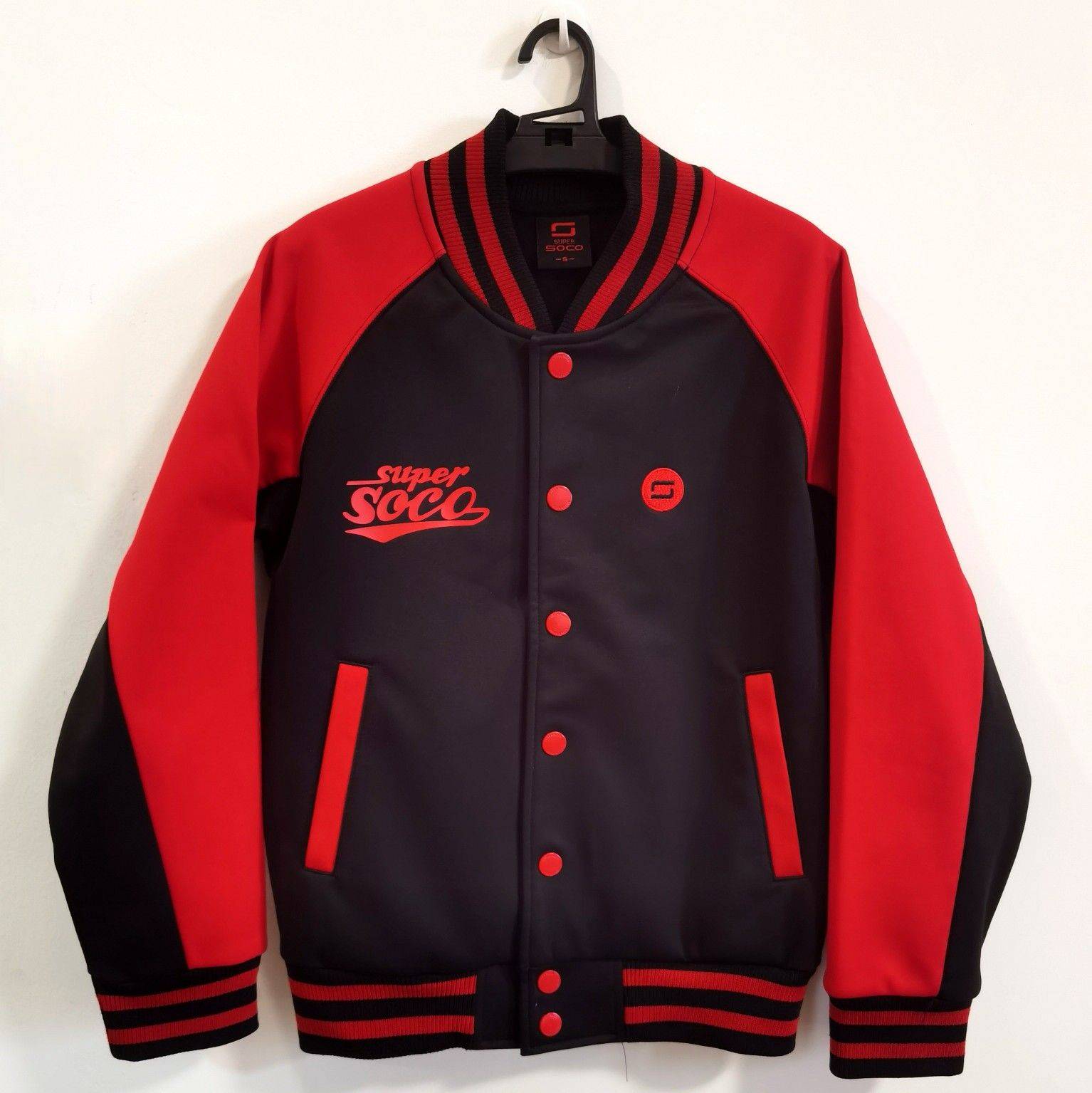 全新绝版SOCO速珂棒球衫飞行员夹克S码