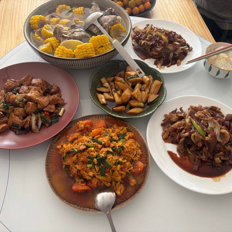 感受到了厨艺的增长