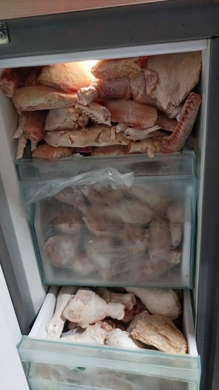  冷冻鸡腿 喂猫喂狗3元一斤混合出