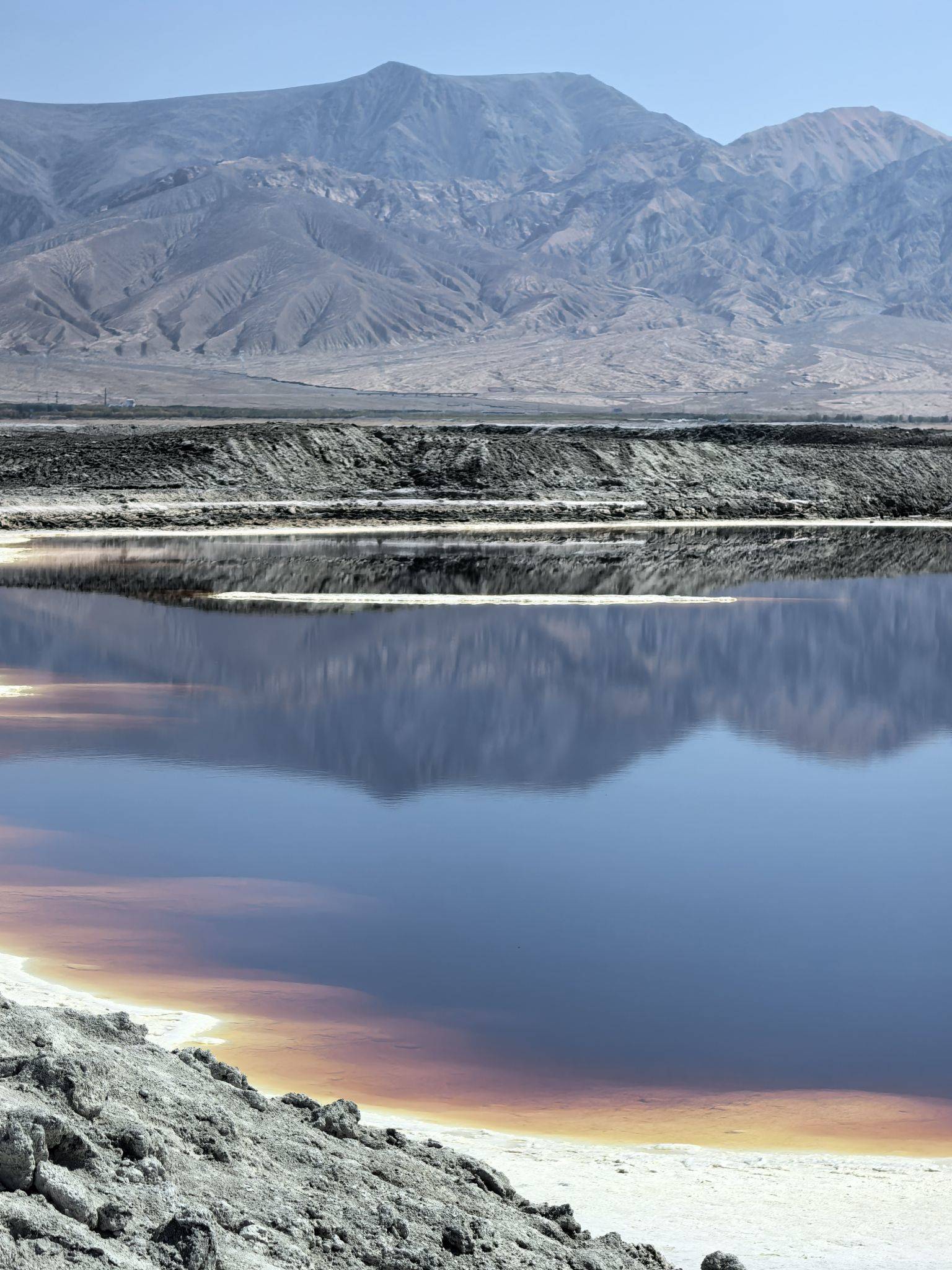 缺不缺盐湖奇景 自然调色盘   手搓_1