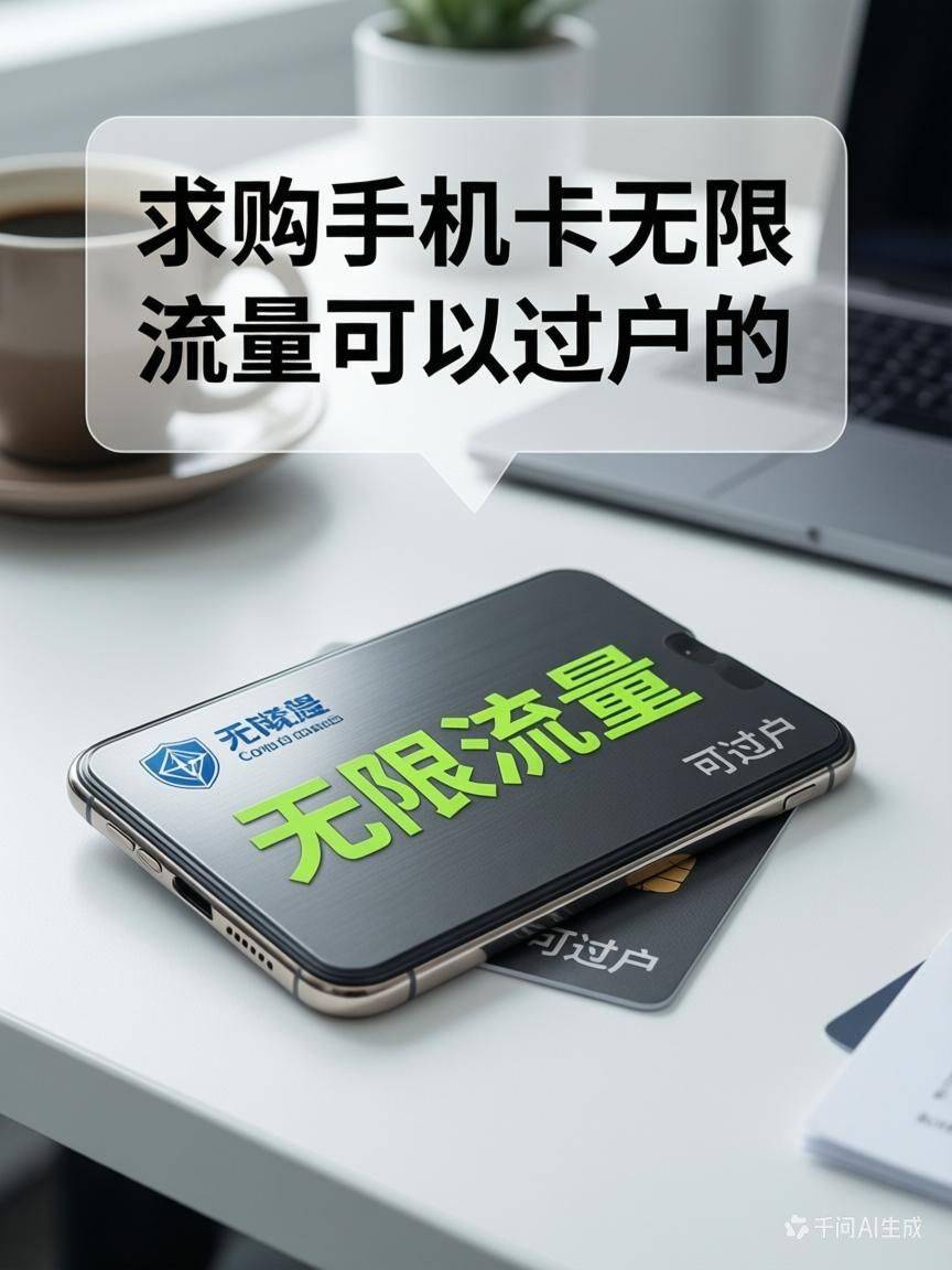 求购无限流量卡，或者长期套餐卡可以过户的