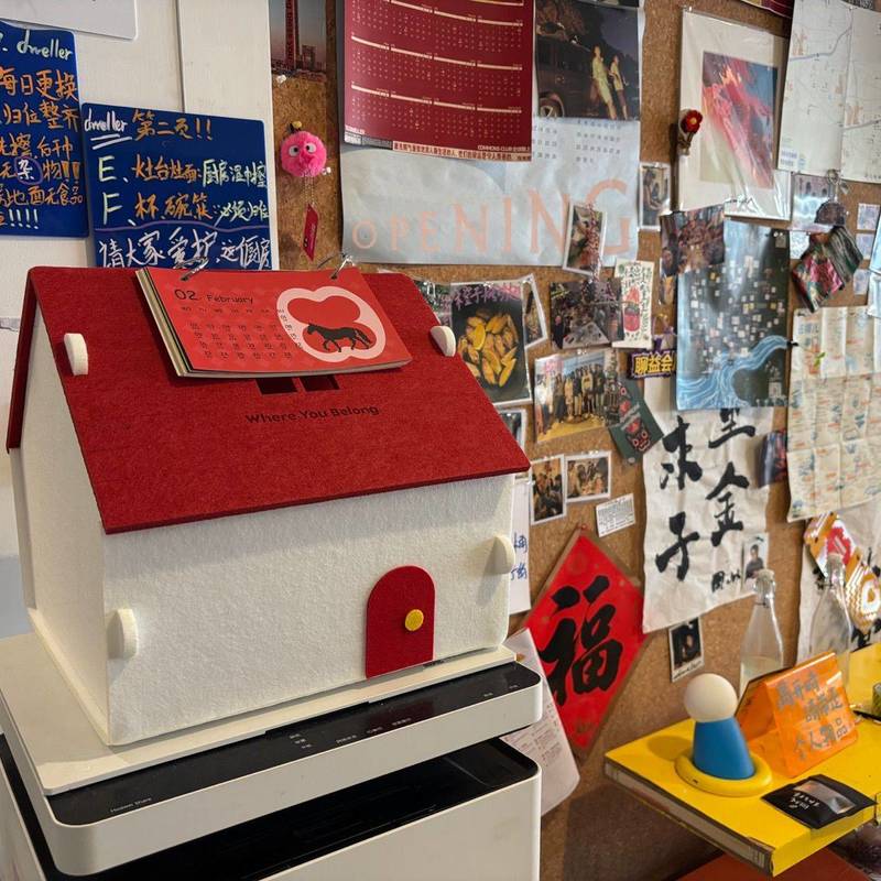 迎春之际拍一下wellcee朋友送的小房子