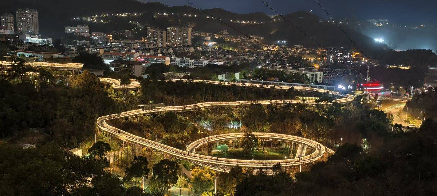 颐景花园附近的福道夜景_2