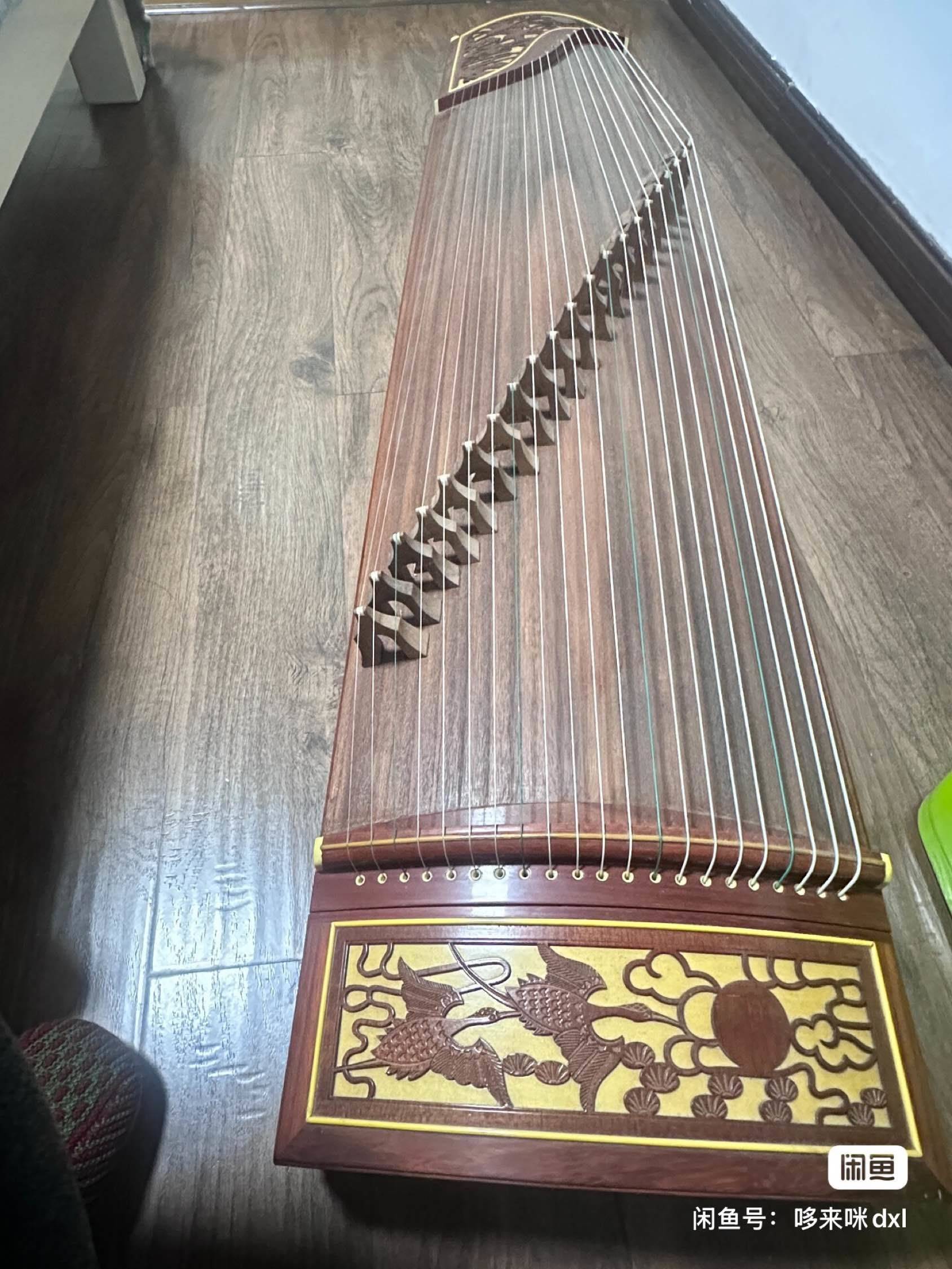 古筝 自家闲置的敦煌古筝，双鹤朝阳69