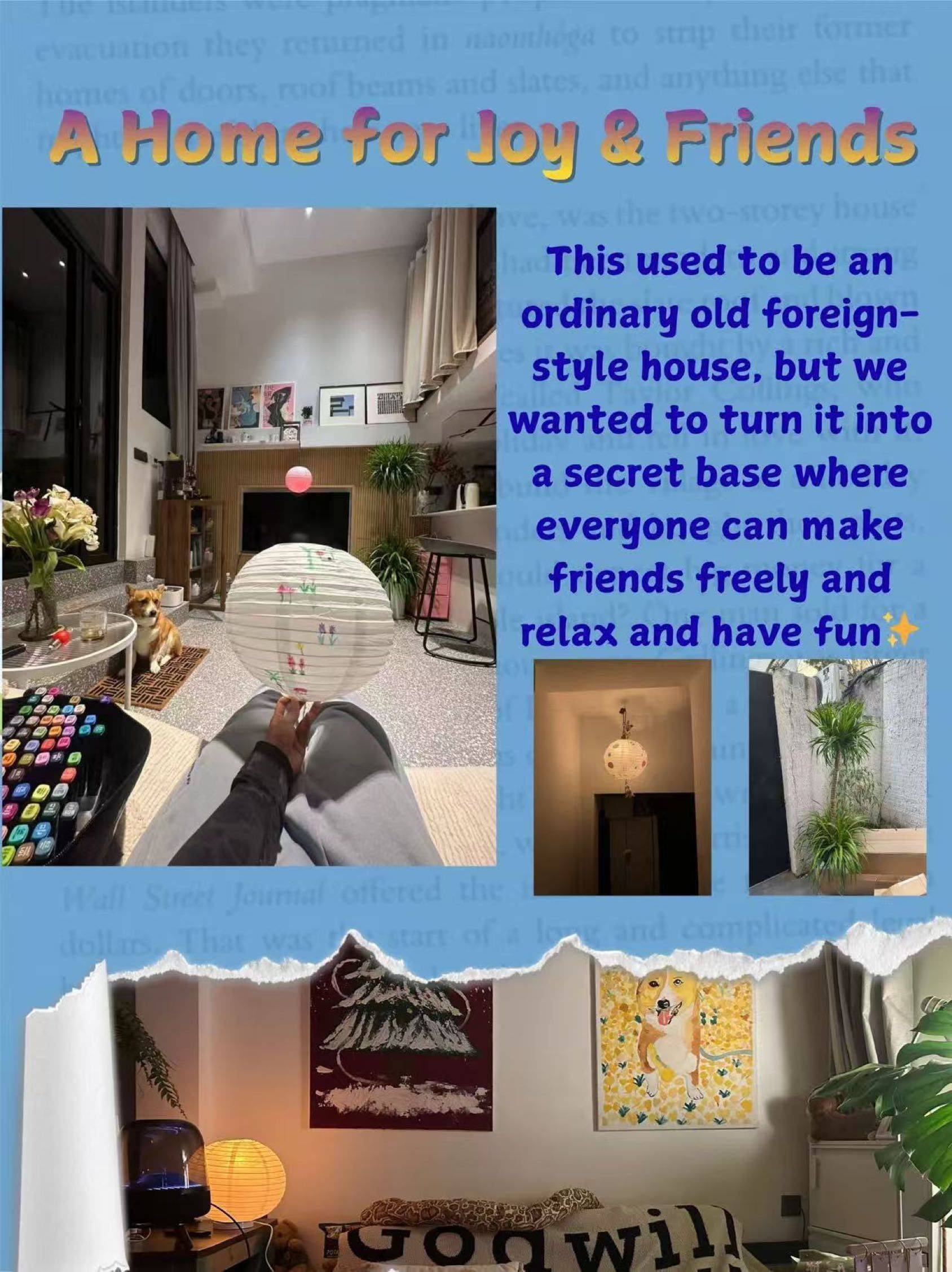 Join our warm house party🎈🎉