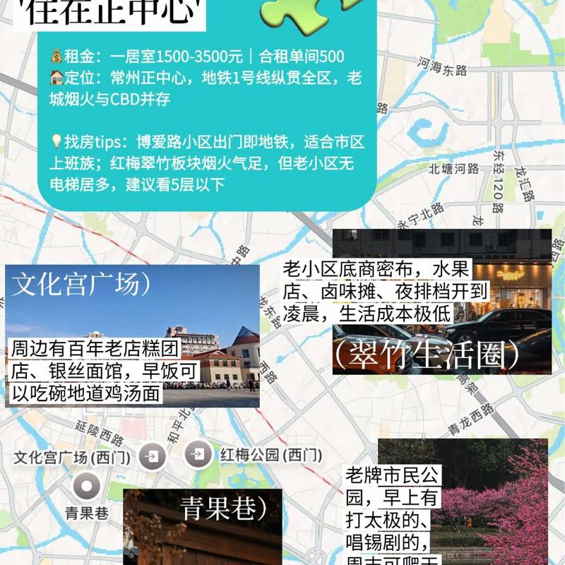 常州租房攻略|各片区租金特色一图get✅_1