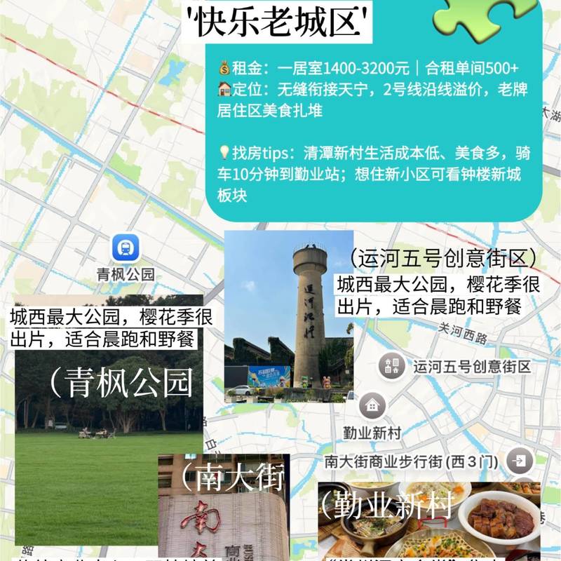 常州租房攻略|各片区租金特色一图get✅_3