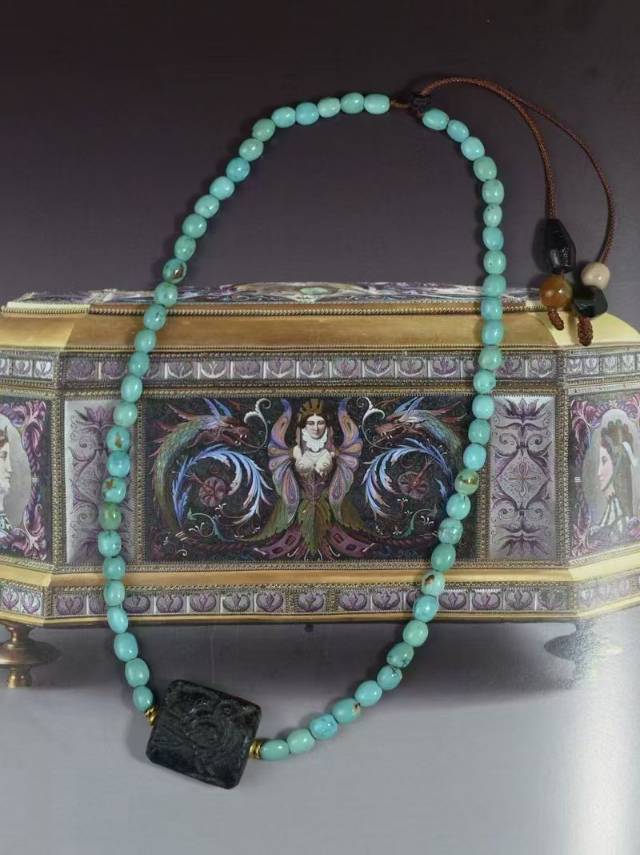 千年印章珠锁骨链_1