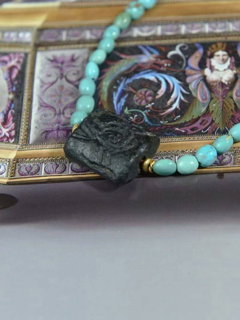 千年印章珠锁骨链_2