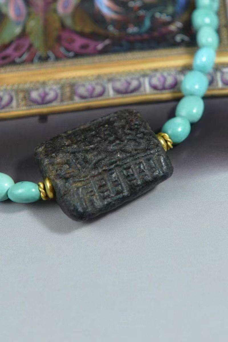 千年印章珠锁骨链_3