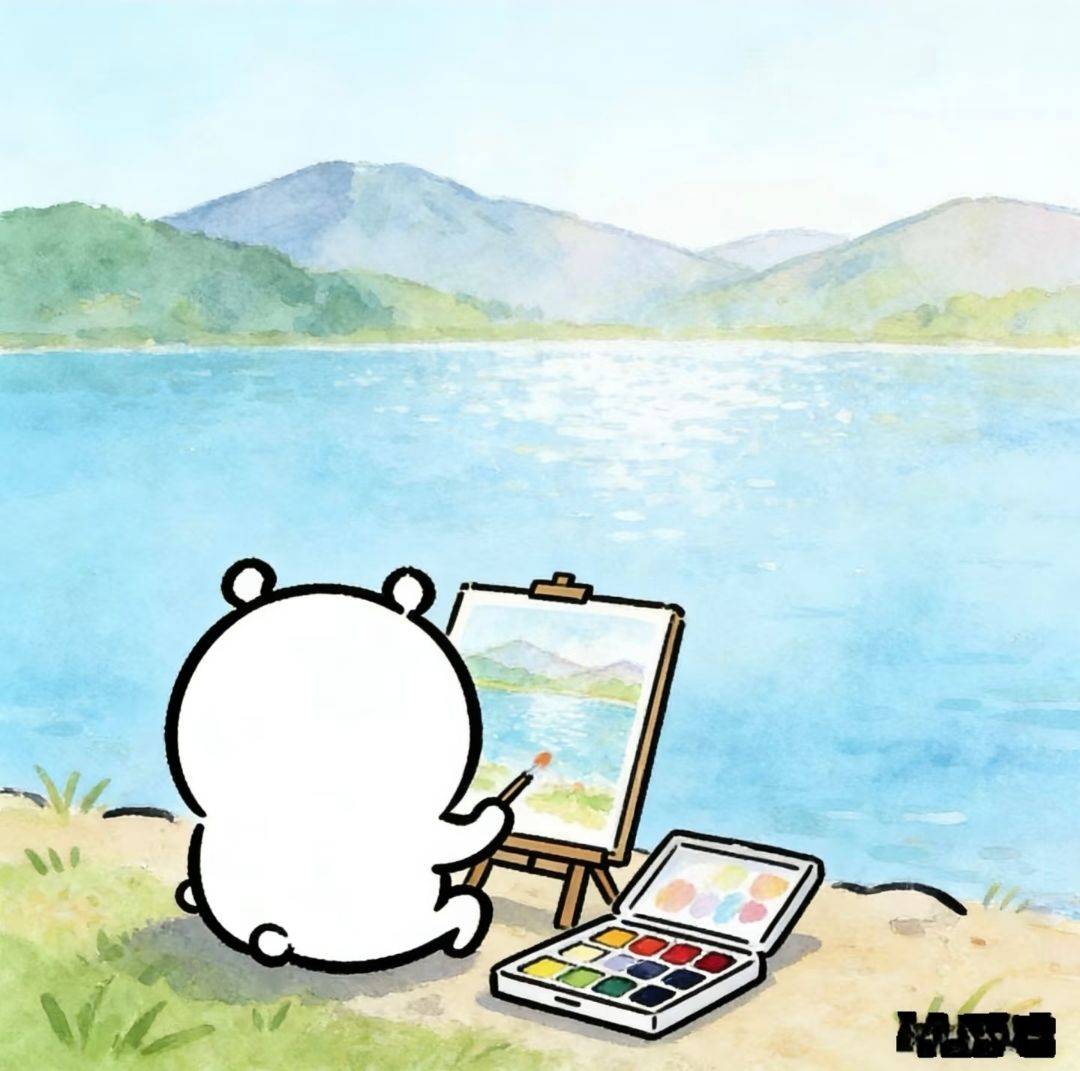 熊 在感受春天_3