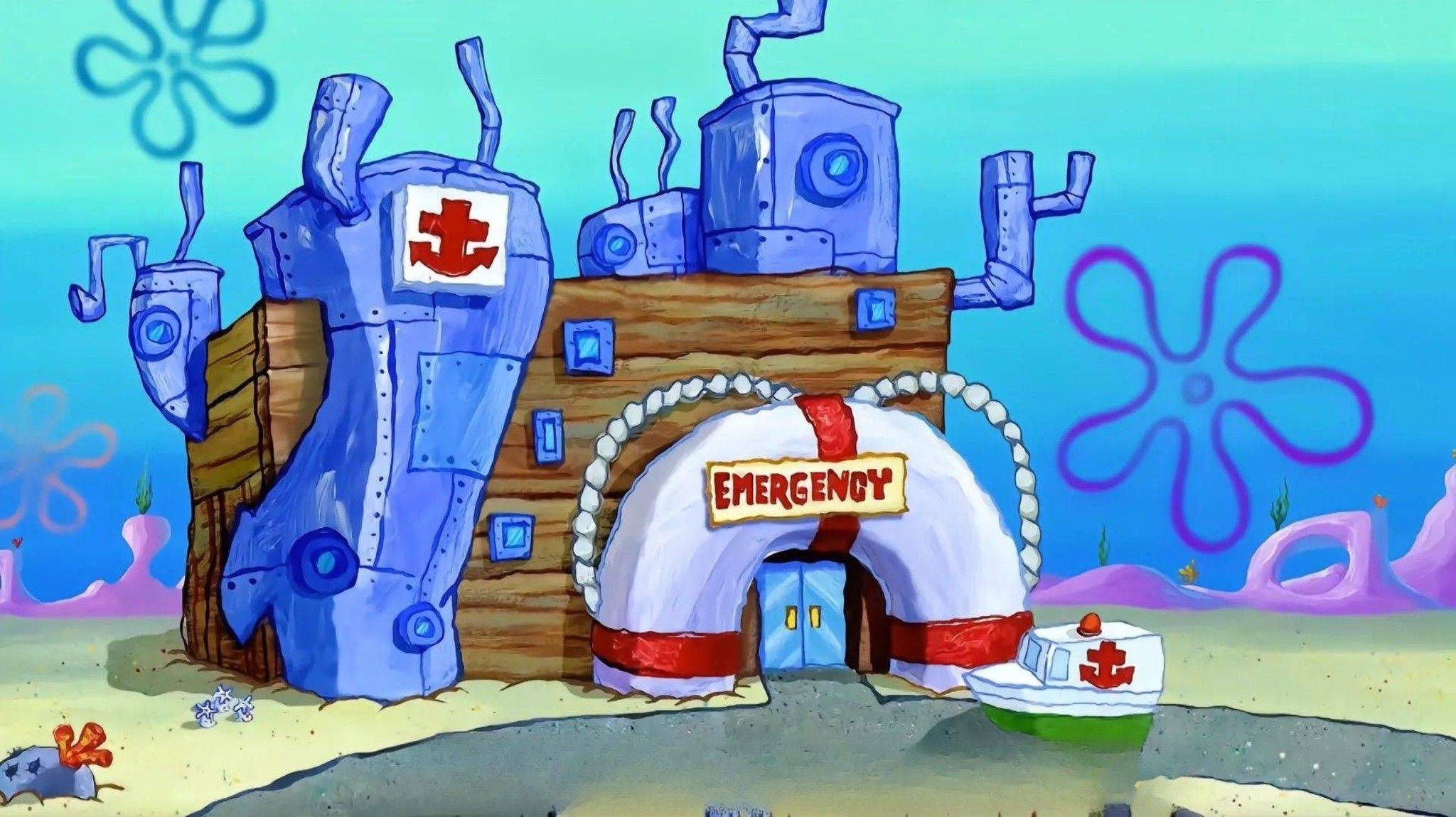  海底医院  蓝色建筑  海洋诊所