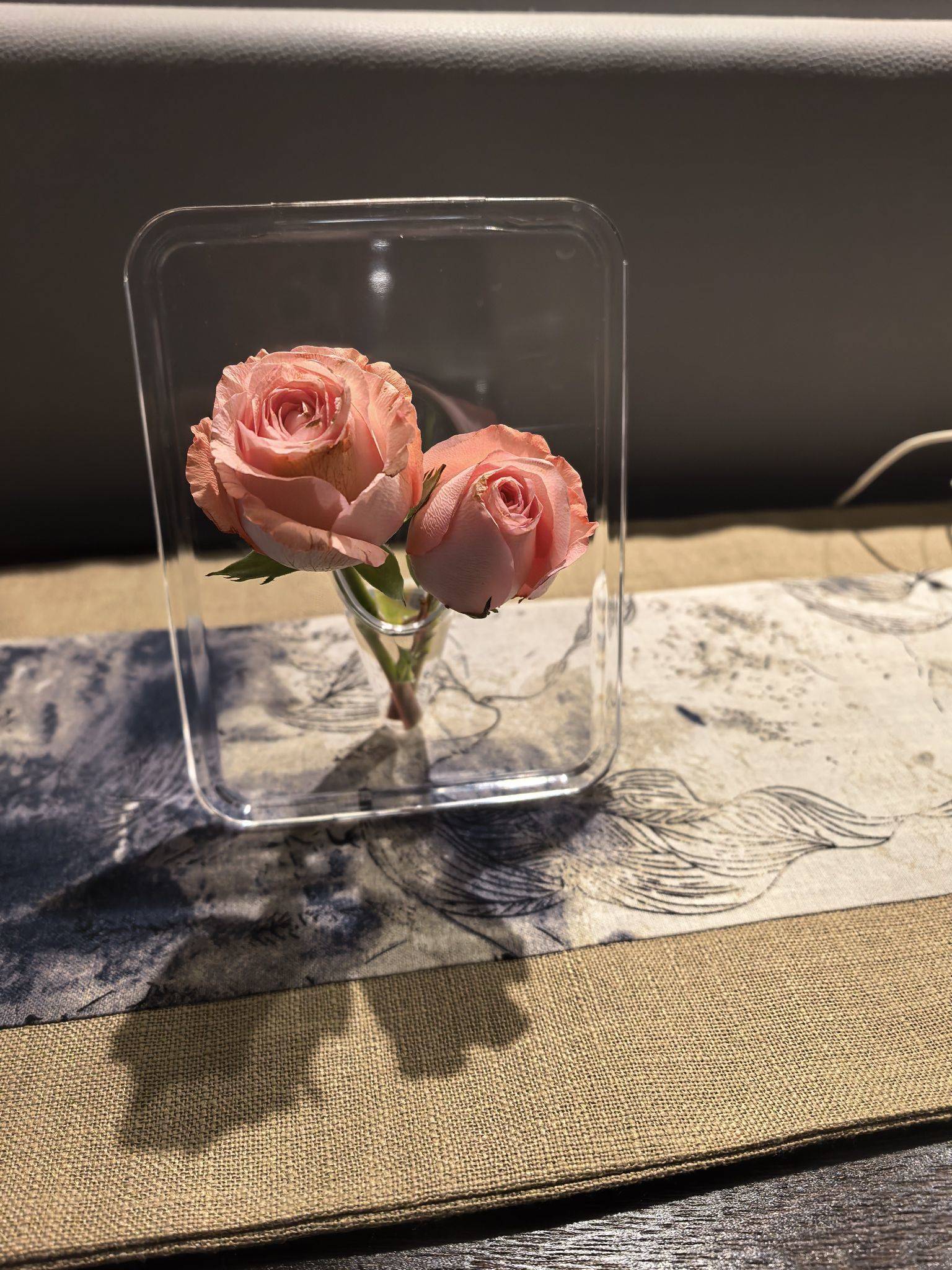  桌边小景  粉嫩花语  玫瑰  