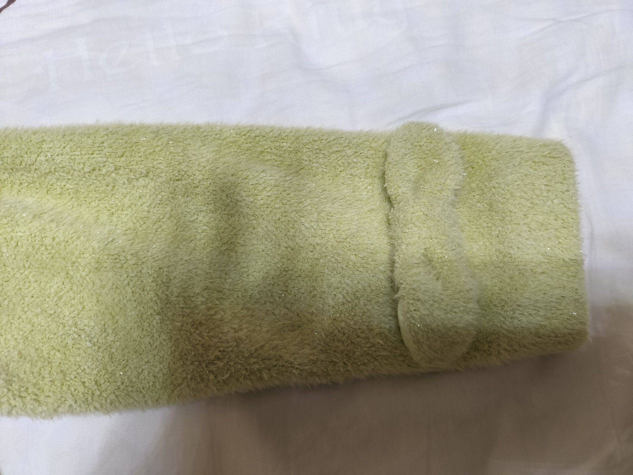  毛绒外套  浅绿系穿搭  秋冬保_2