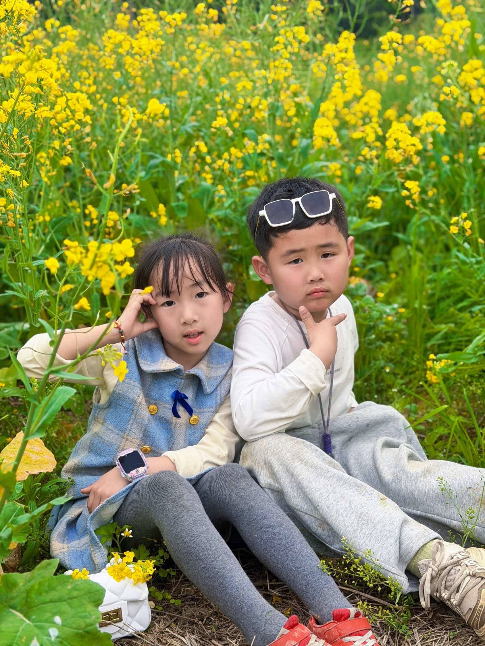 手残党拍油菜花  只能这样了_4