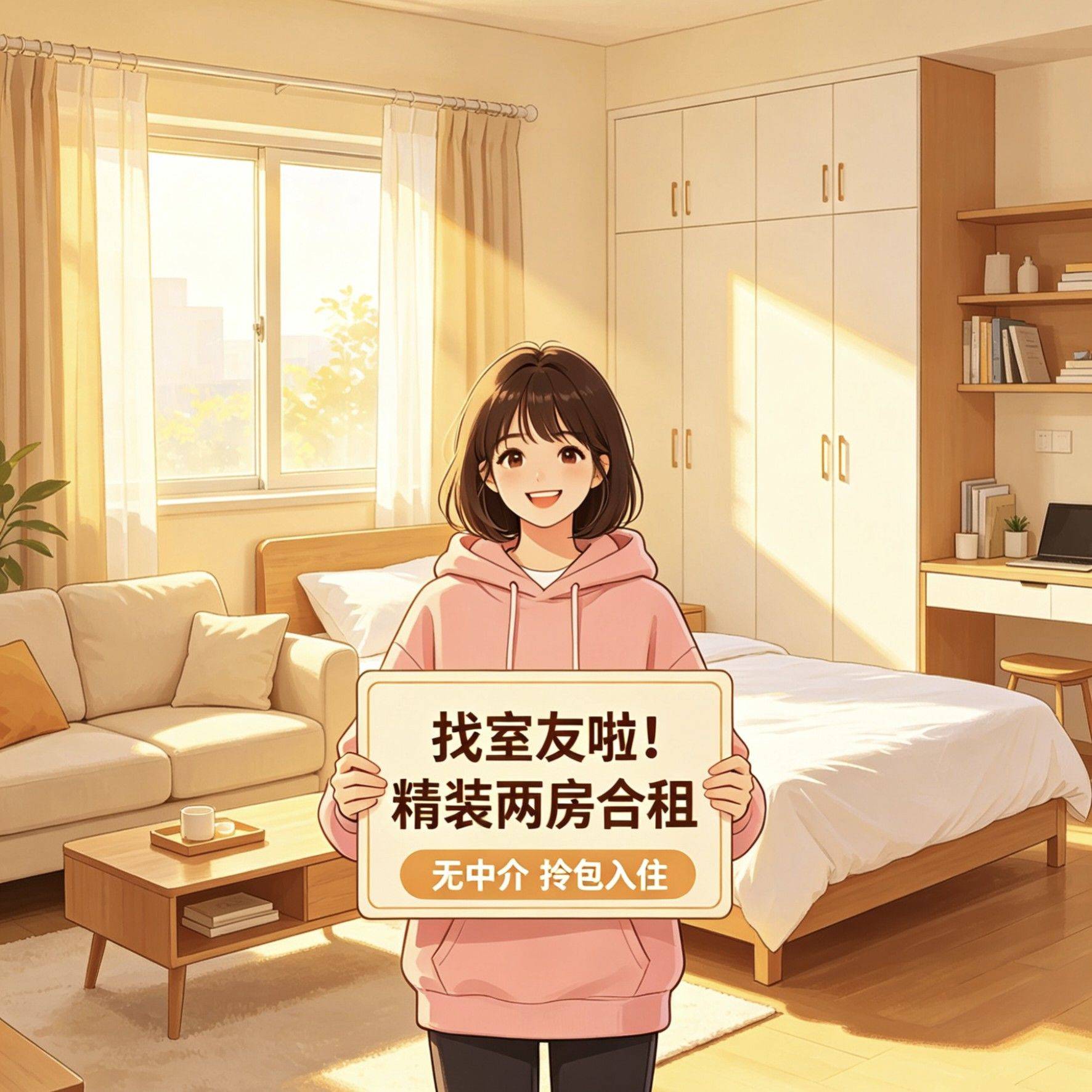  在线蹲室友  找搭子  找室友 