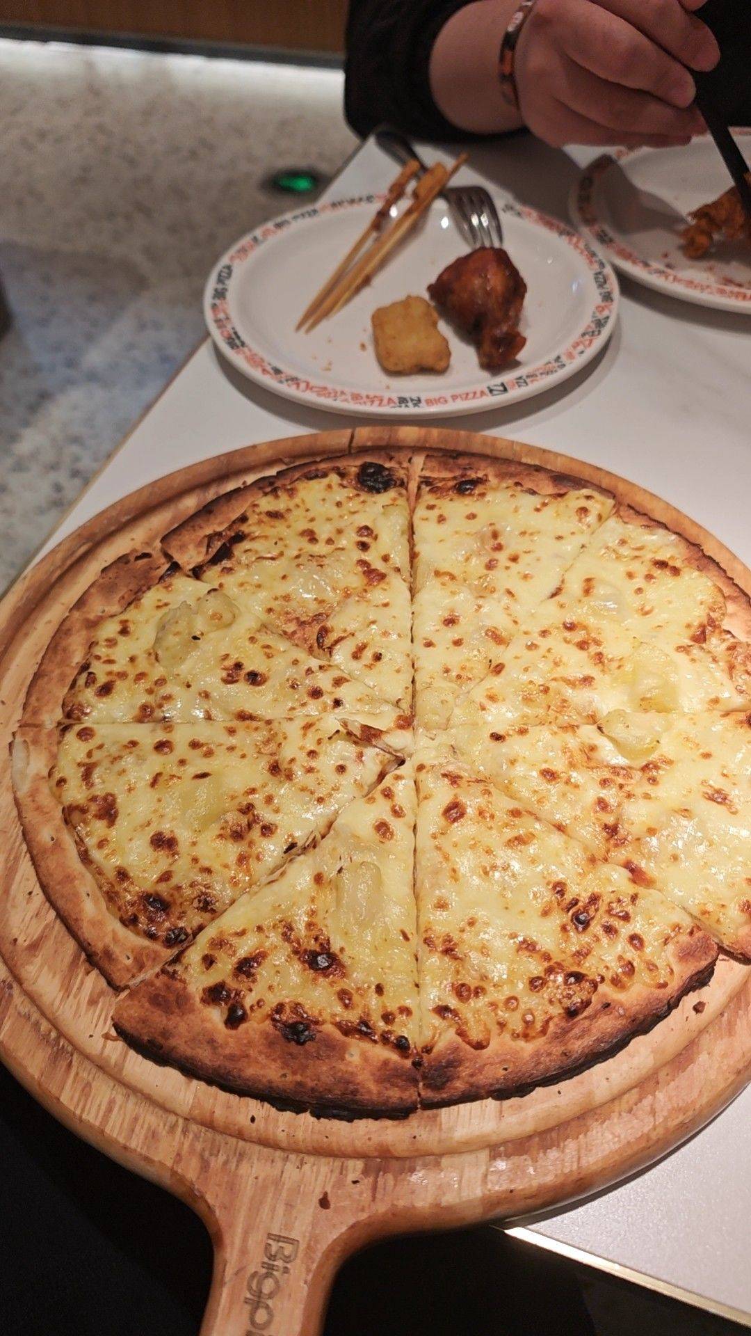  今晚吃什么  披萨 