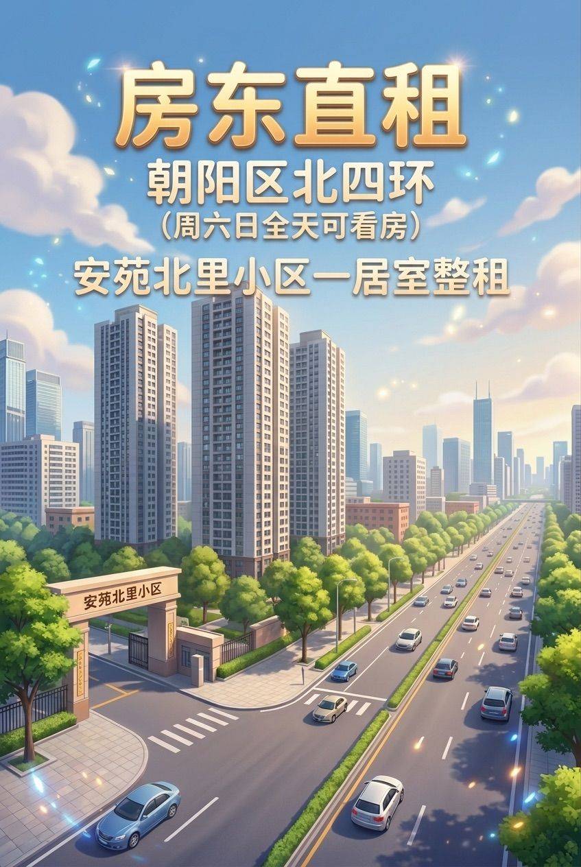 房东直租（长租），朝阳区北四环