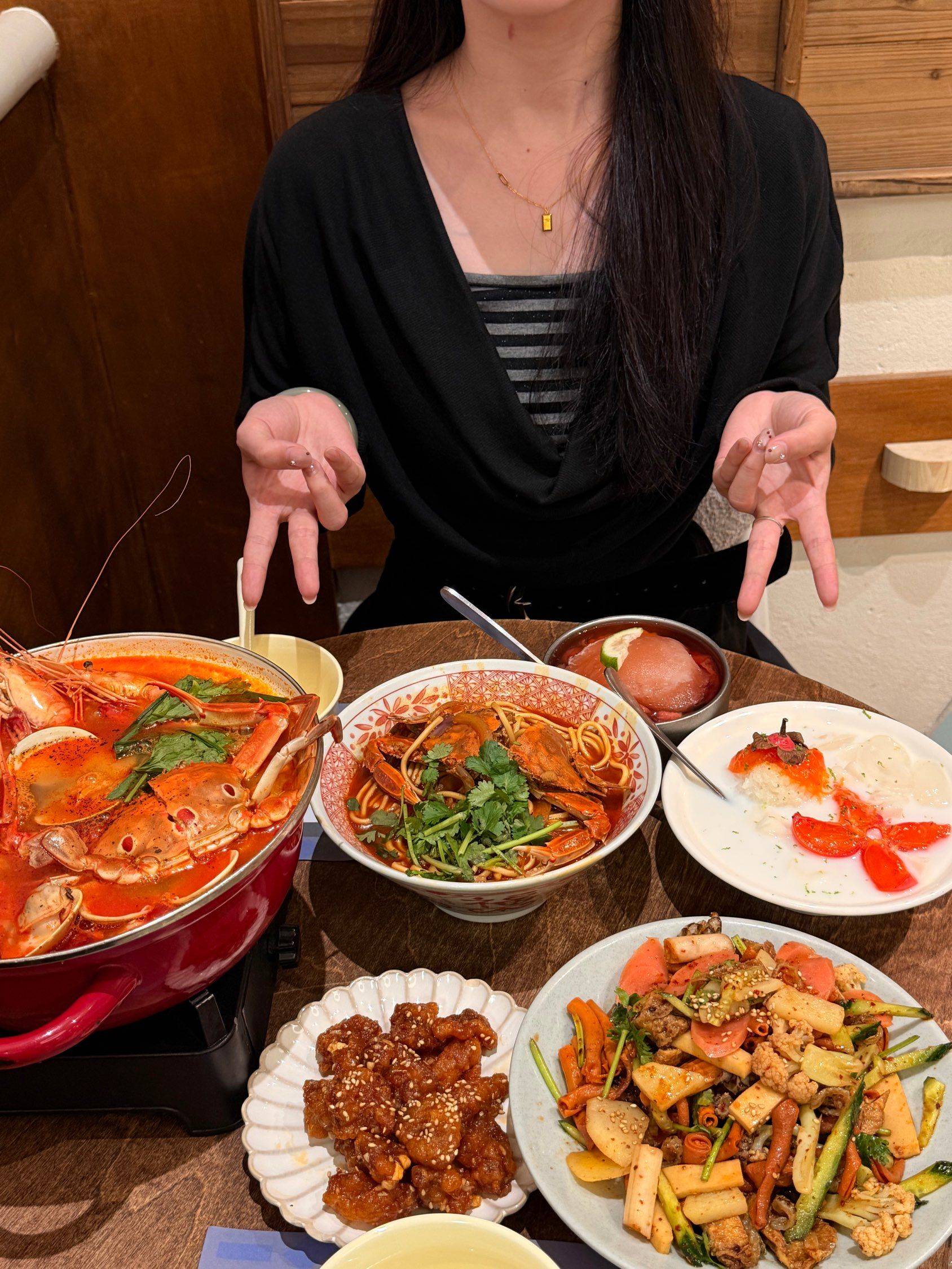 看看你们的晚餐