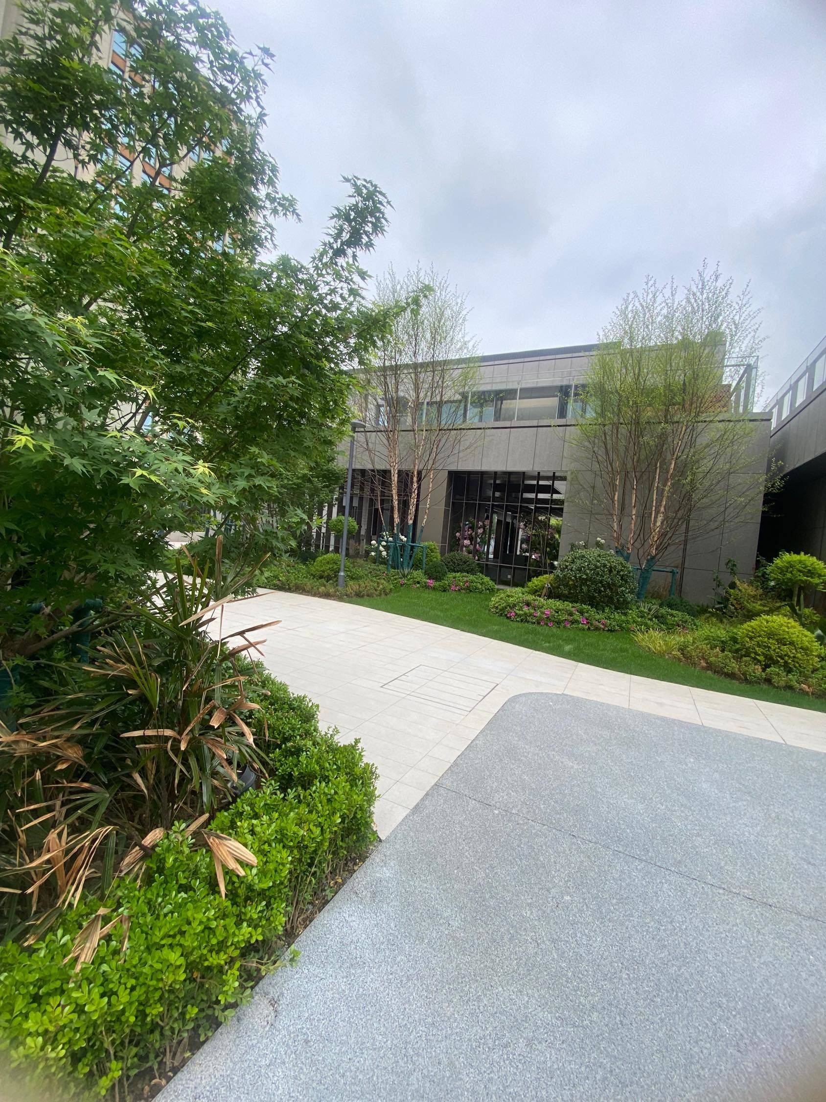 社区绿化好啦 城市风光  庭院小径 