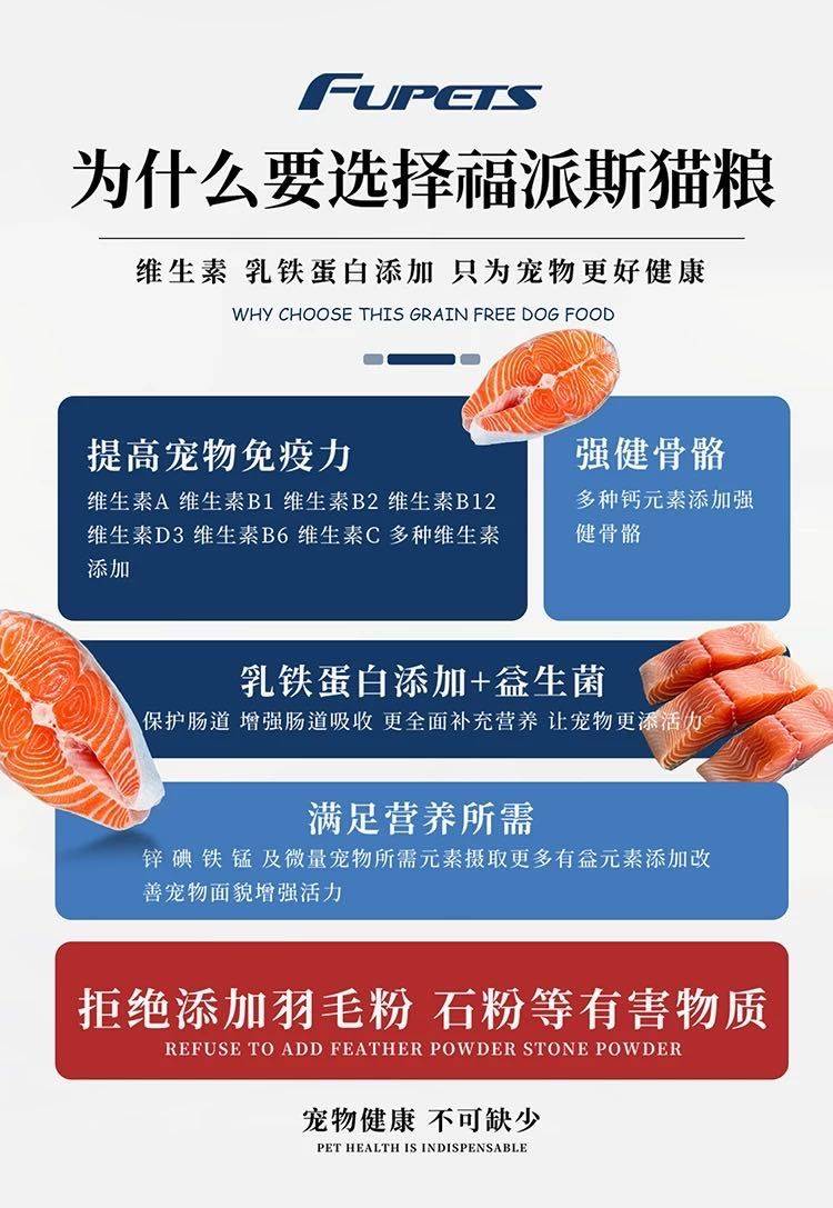 玻璃胃/挑食猫闭眼入✅福派斯鲜肉无谷猫粮_2