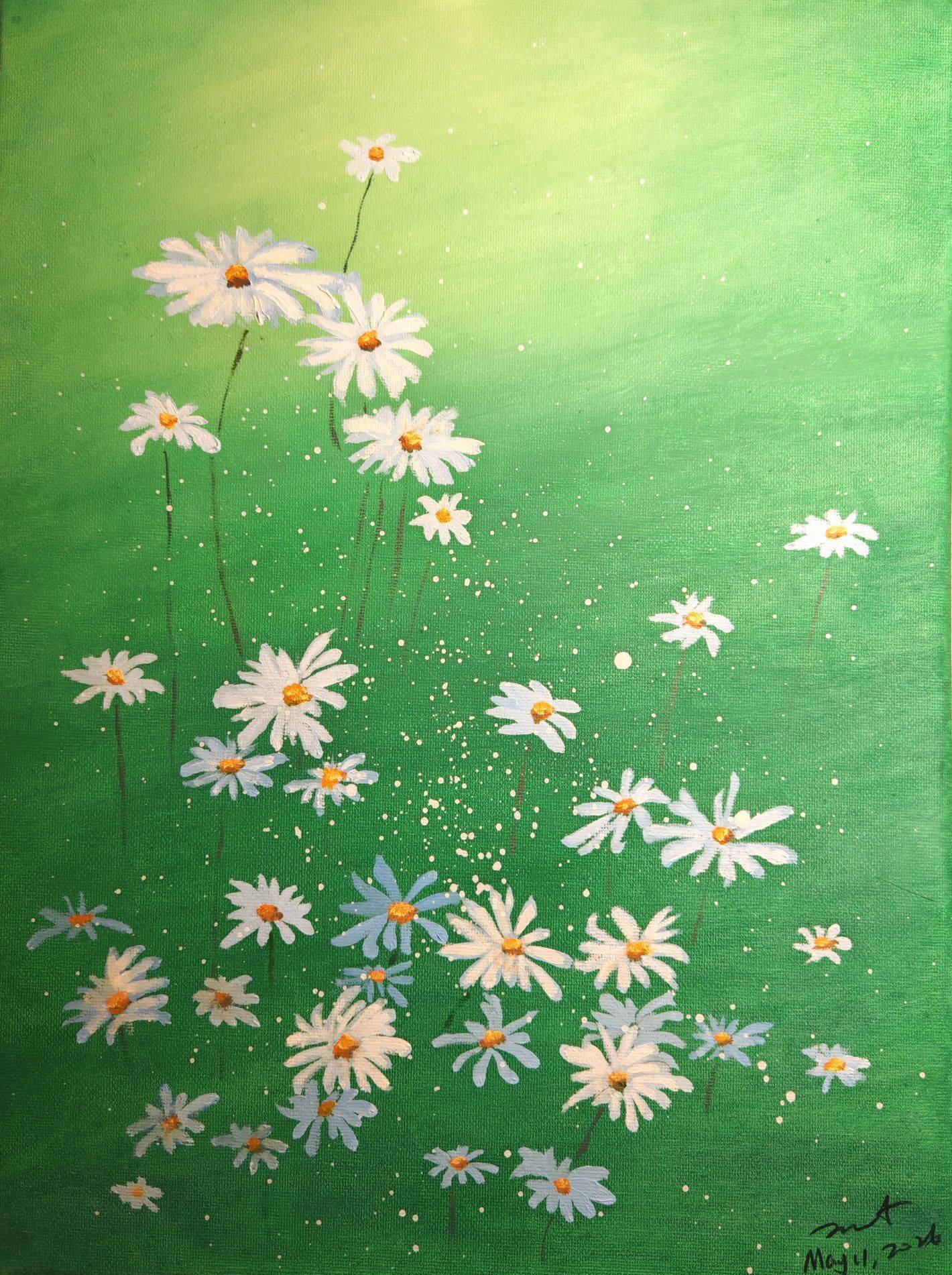 My own painting: 我的原创油画