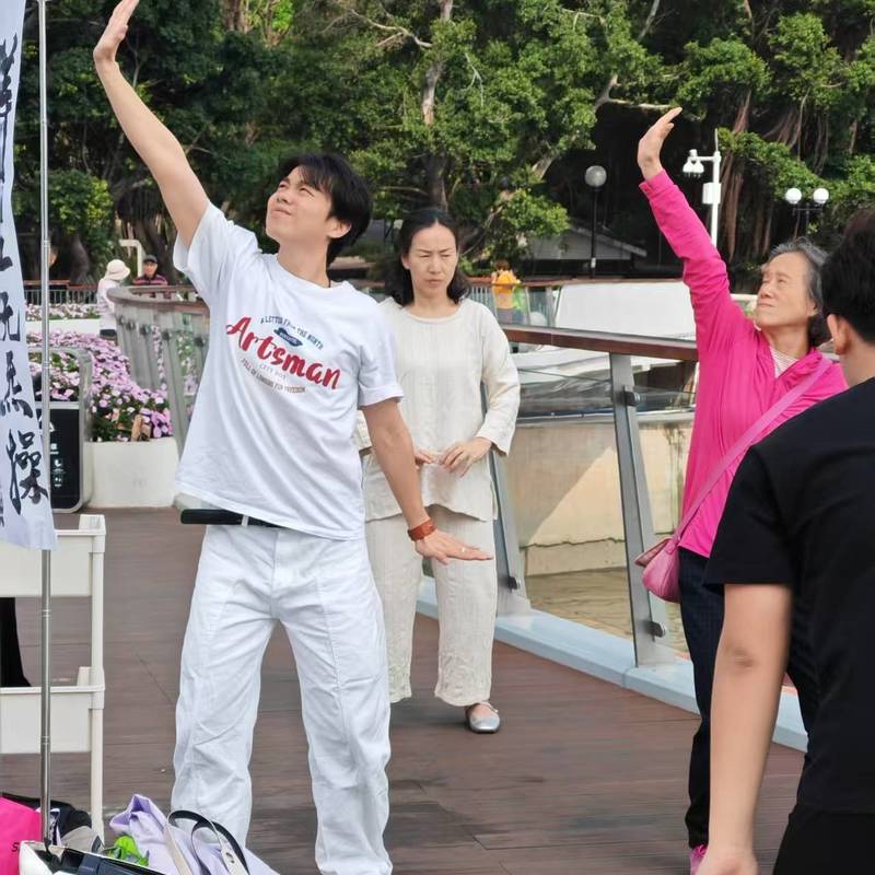 广州青年养生操公园趴_3