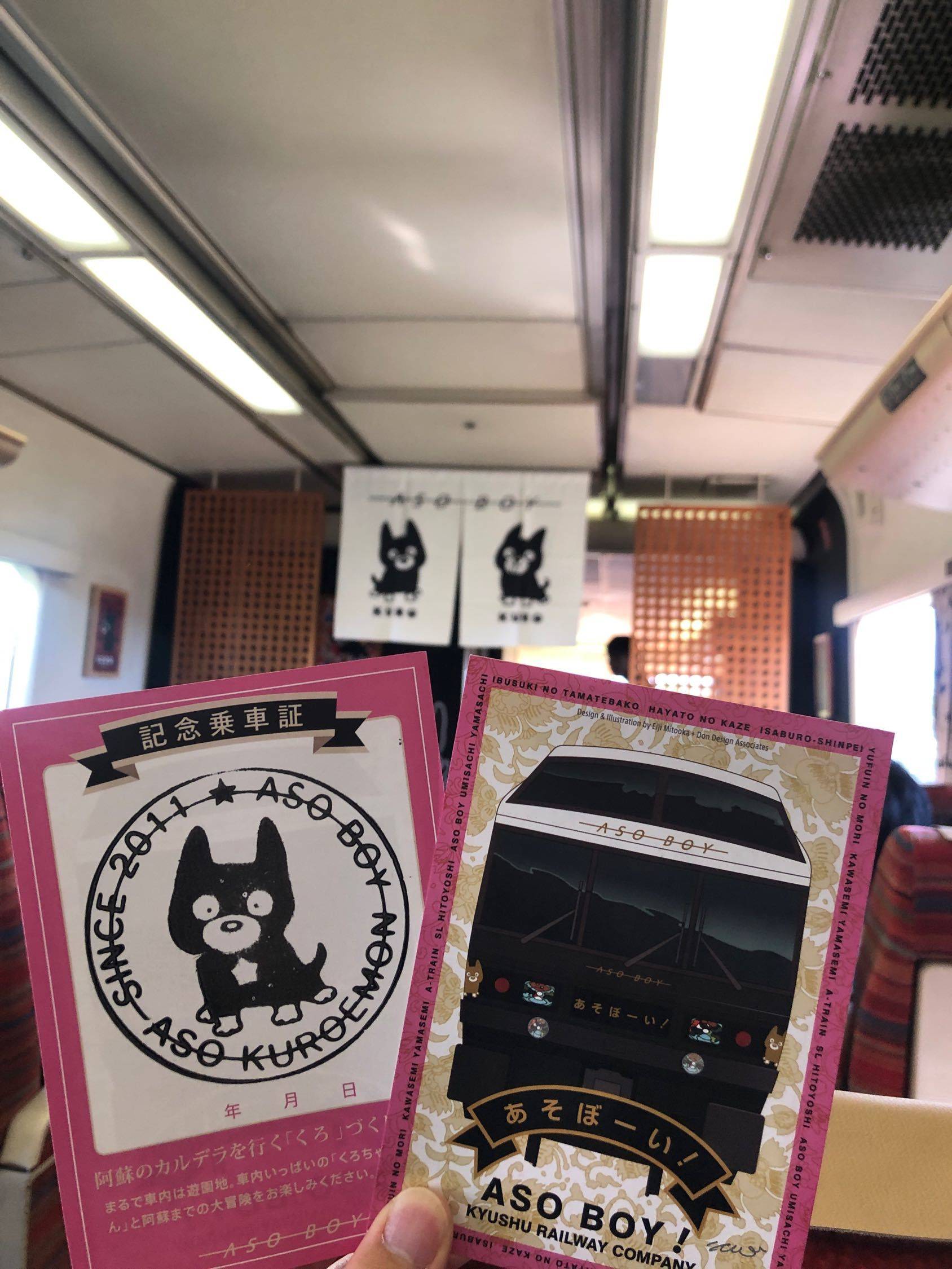 阿苏小黑狗狗🐶号 列车进站  铁轨时_2
