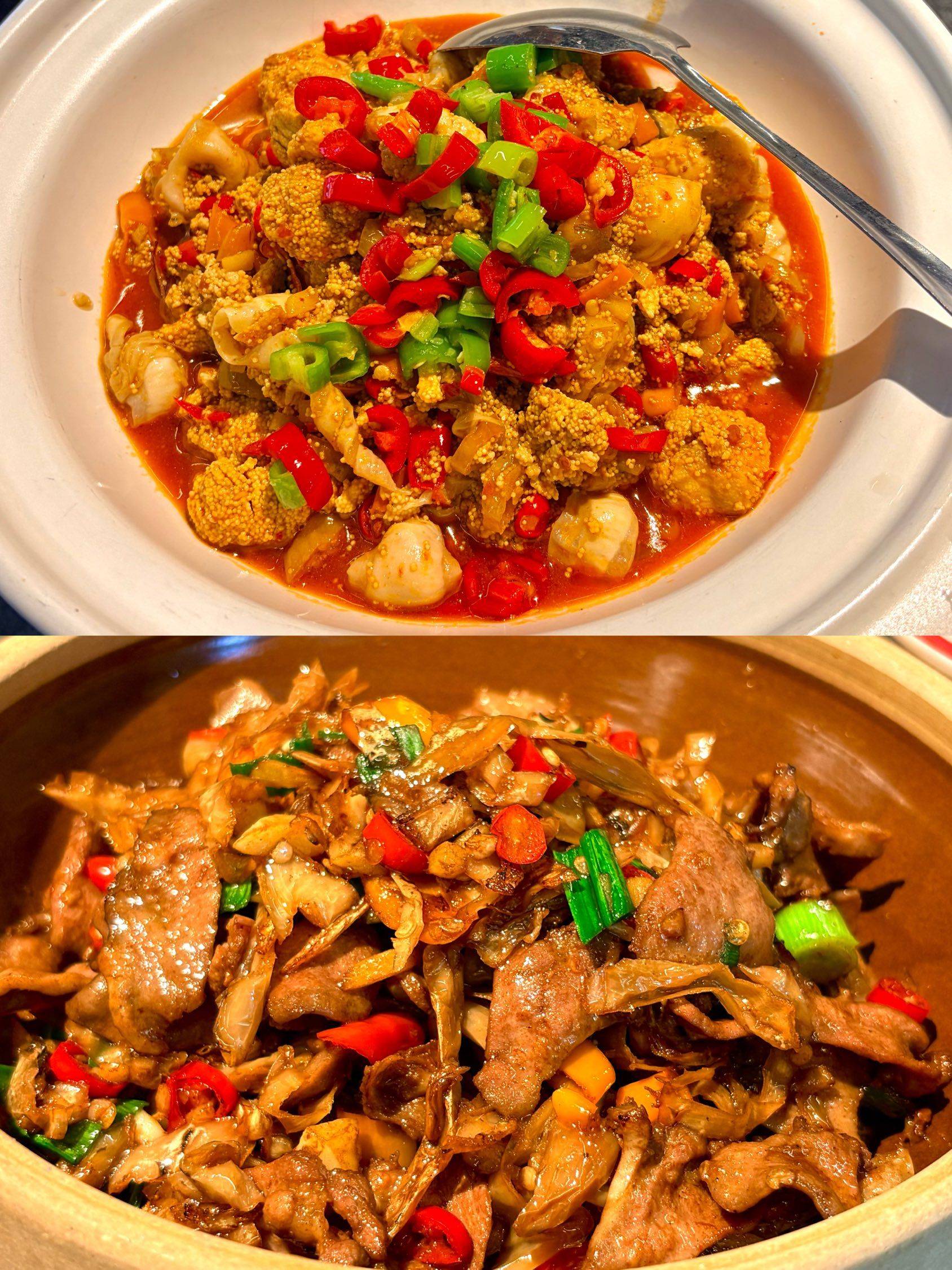 上海｜在湘菜馆吃饭一直被两只猪盯着🤨