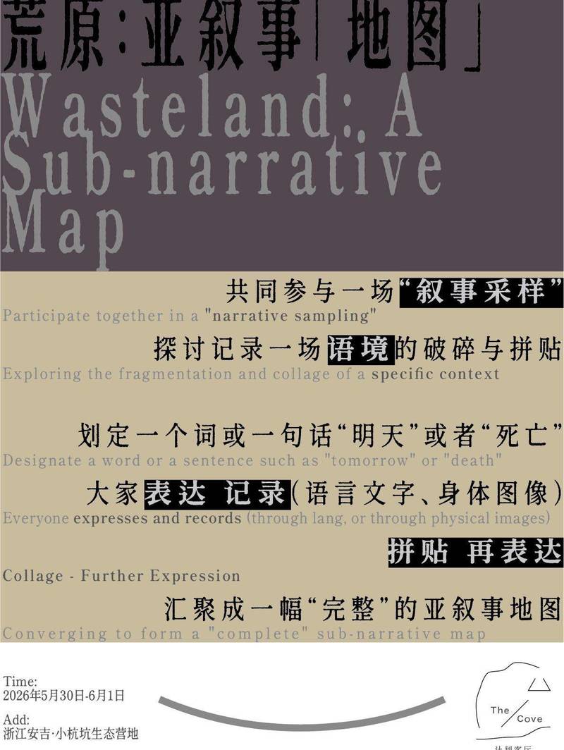 新活动:亚叙事「地图」|Mapping !