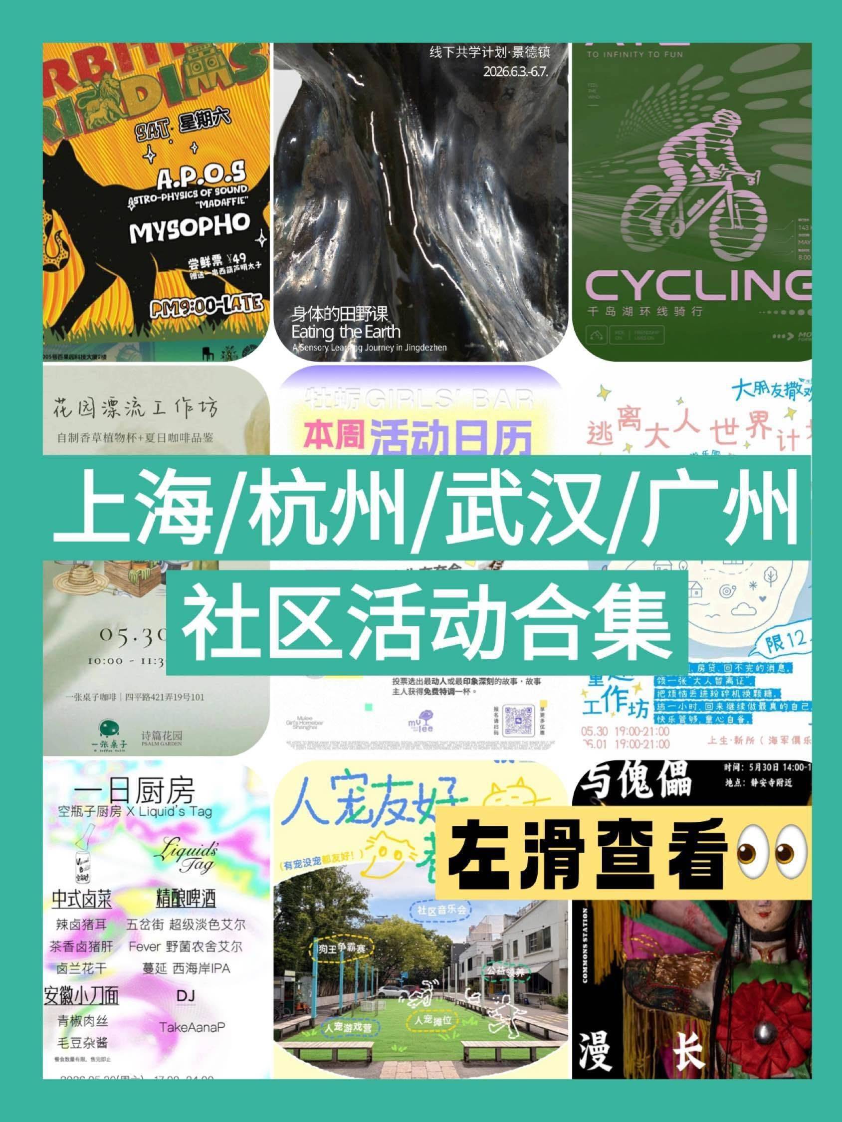 Wellcee社区超全周末社交地图🗺️
