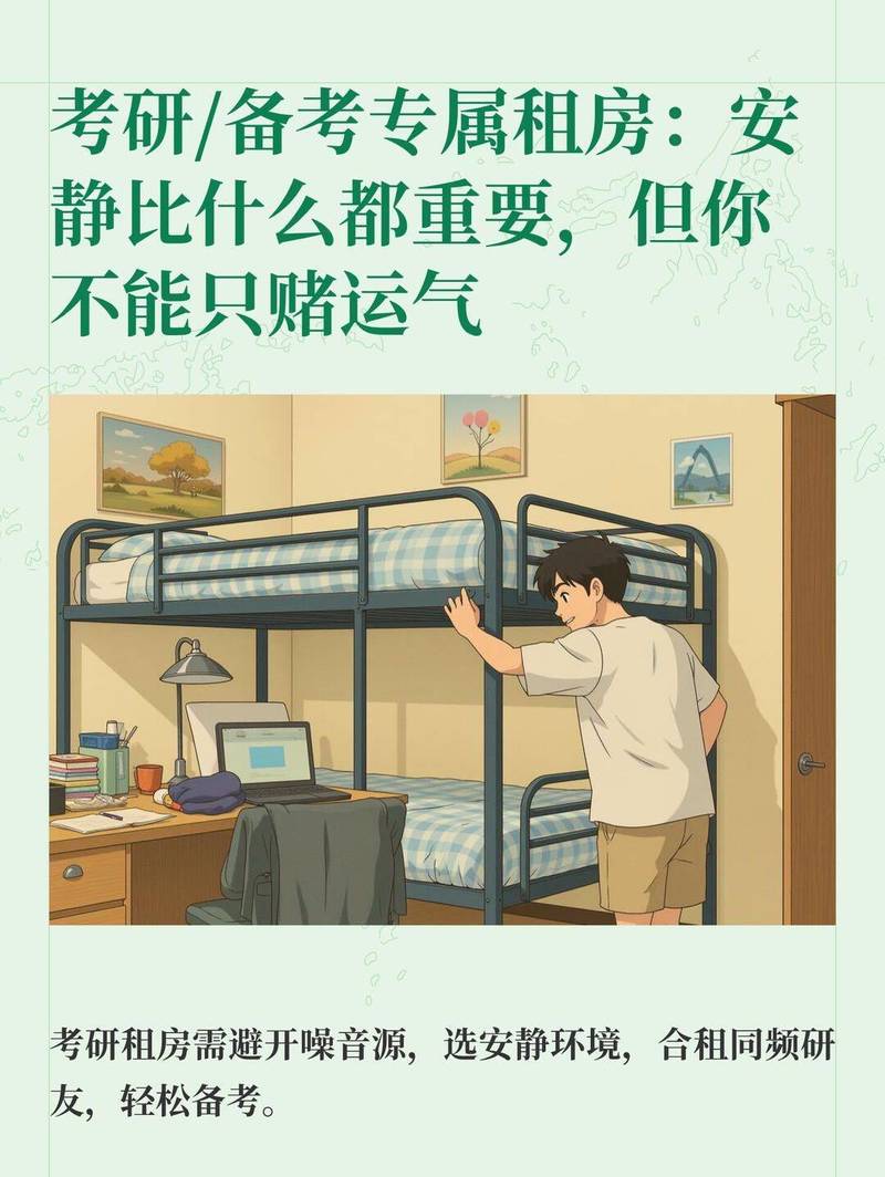 考研/备考专属租房:安静比什么都重要